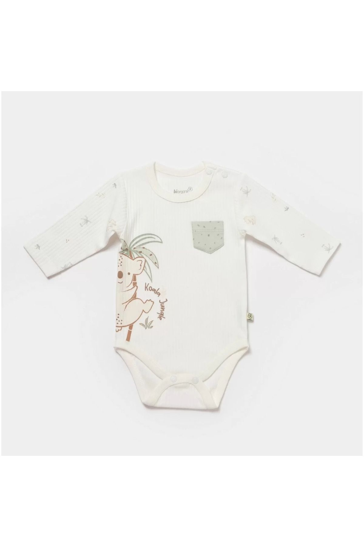 karadağsb Koala Jungle Uzun Kol Bebek Body Mint