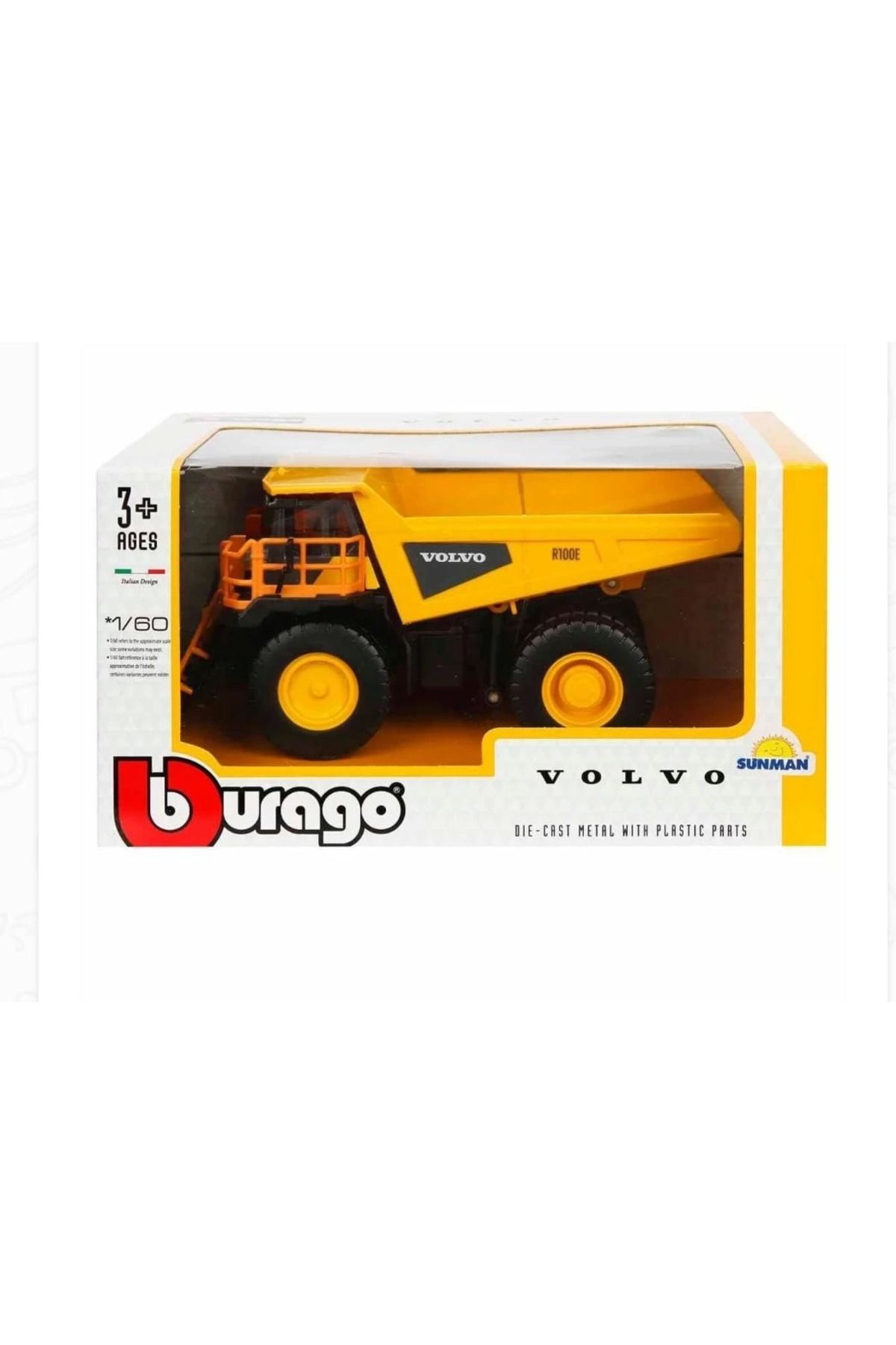 Eldenör 32089 1:60 Volvo R100e Rigid Hauler Model Araba -sunman