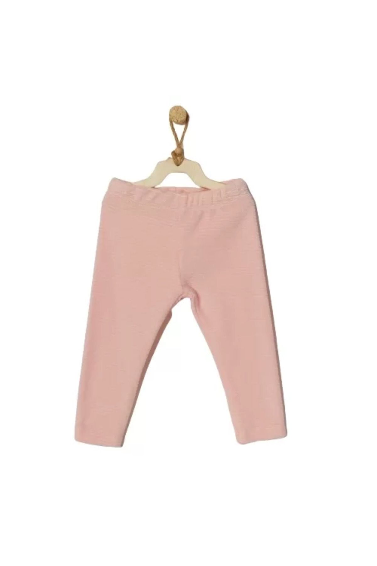 Mu Art Ahşap Street Style Kadife Bebek Pantolon Pink