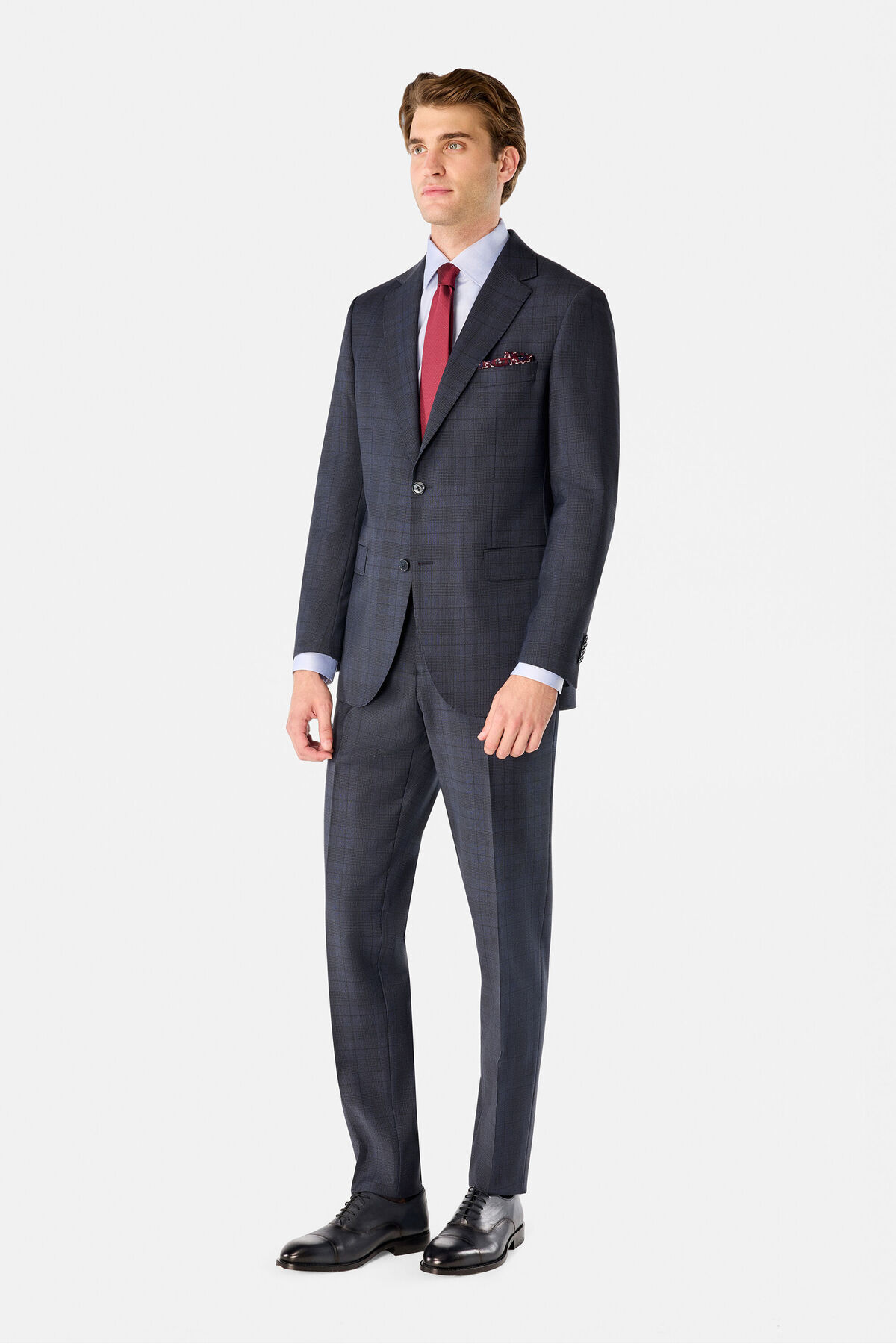 W Collection LACİVERT DÜĞMELİ TAKIM ELBİSE görsel 3