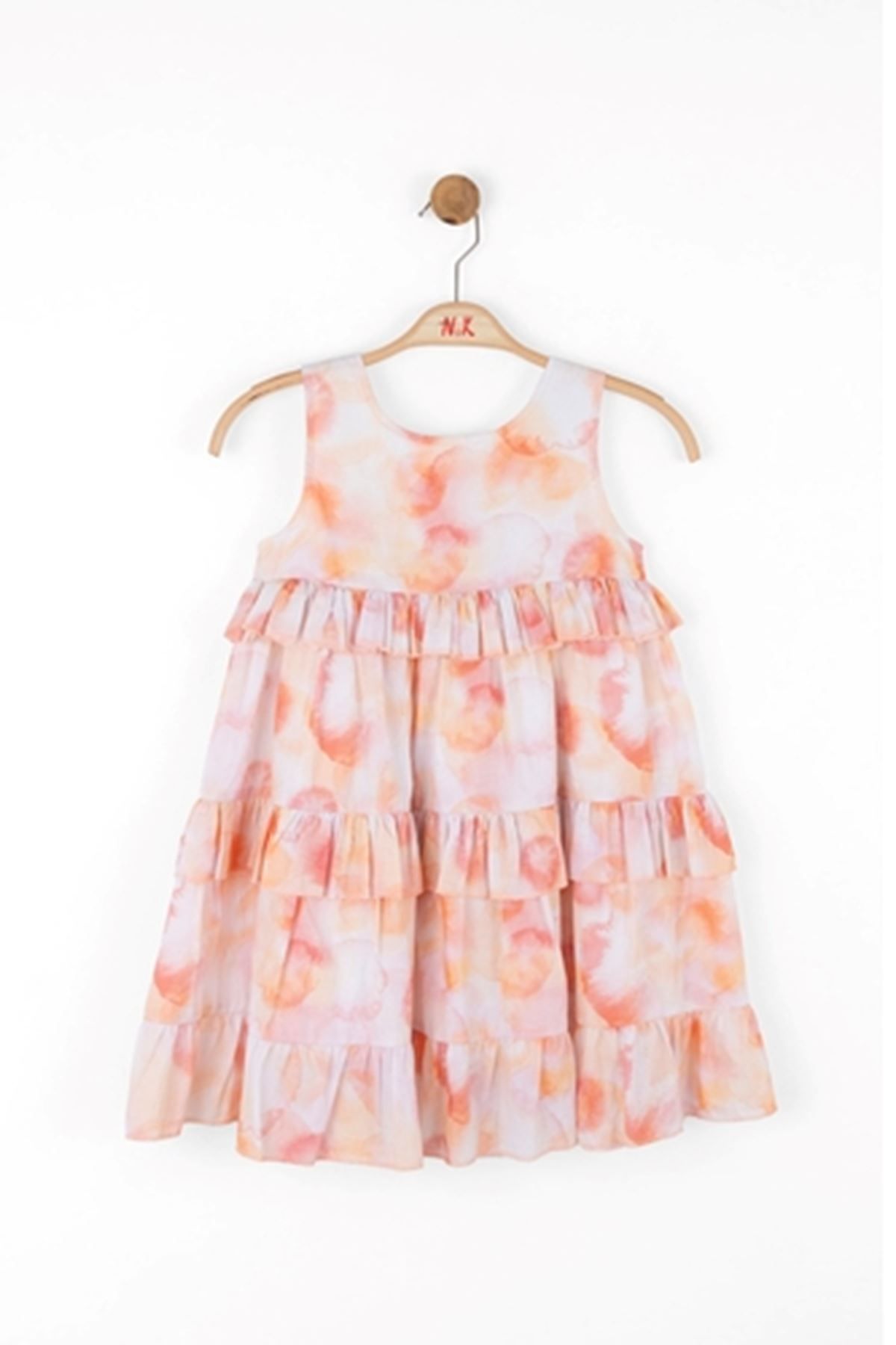 nk kids-4/8 Coral Georgia Dress Model Nk 78500 3