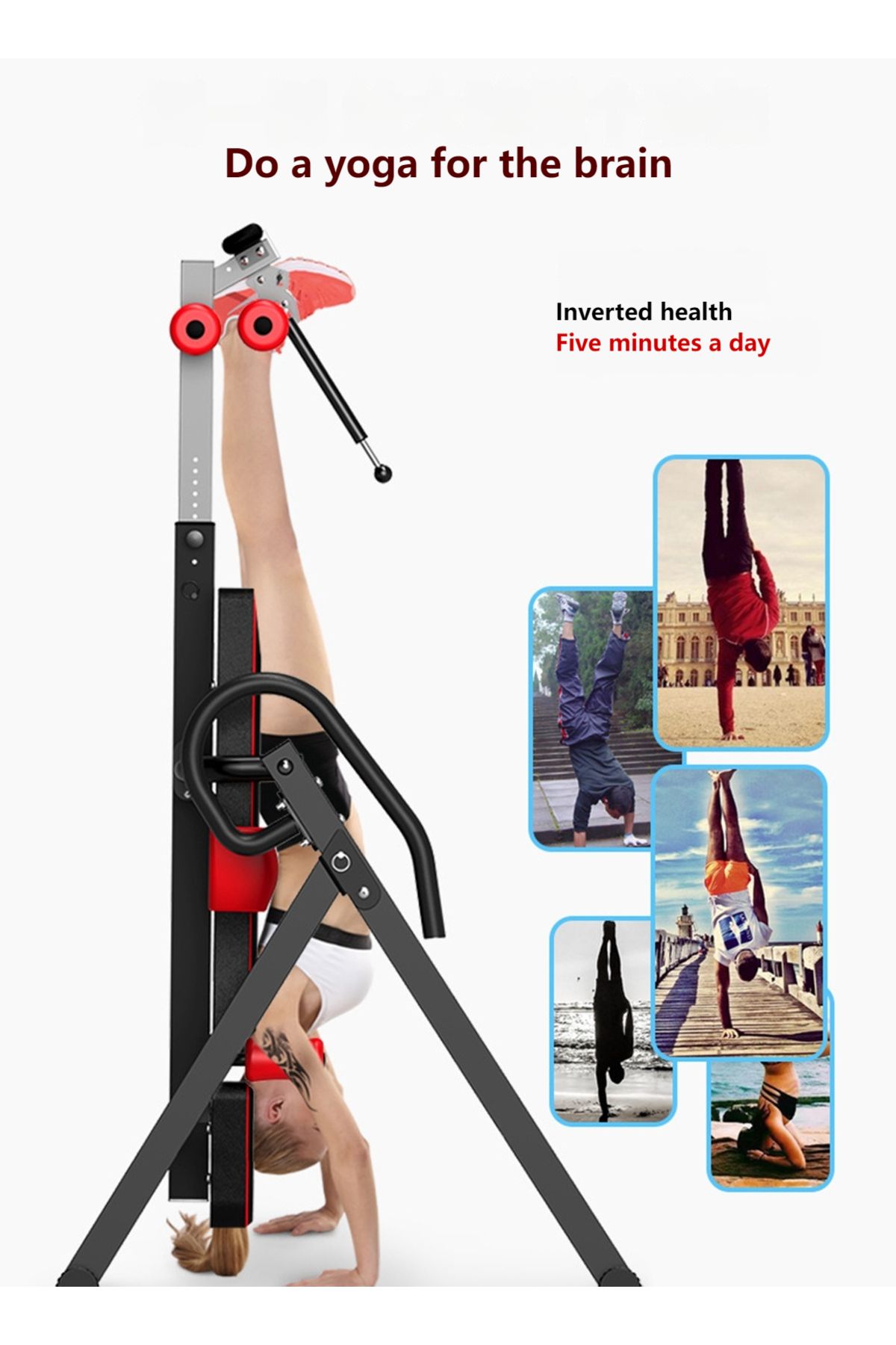 ETG-Gravity Heavy Duty Inversion Machine With Headrest And Adjustable Protection Belt, Back Stretcher 2