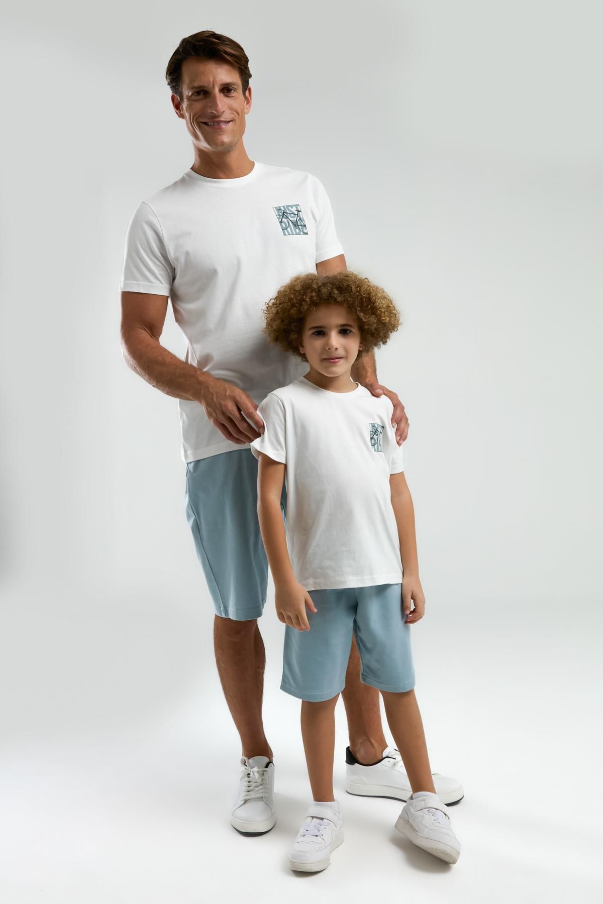 Arnetta-Bike Dad Son Set, Father and Child Pajamas Priced at Individual 3