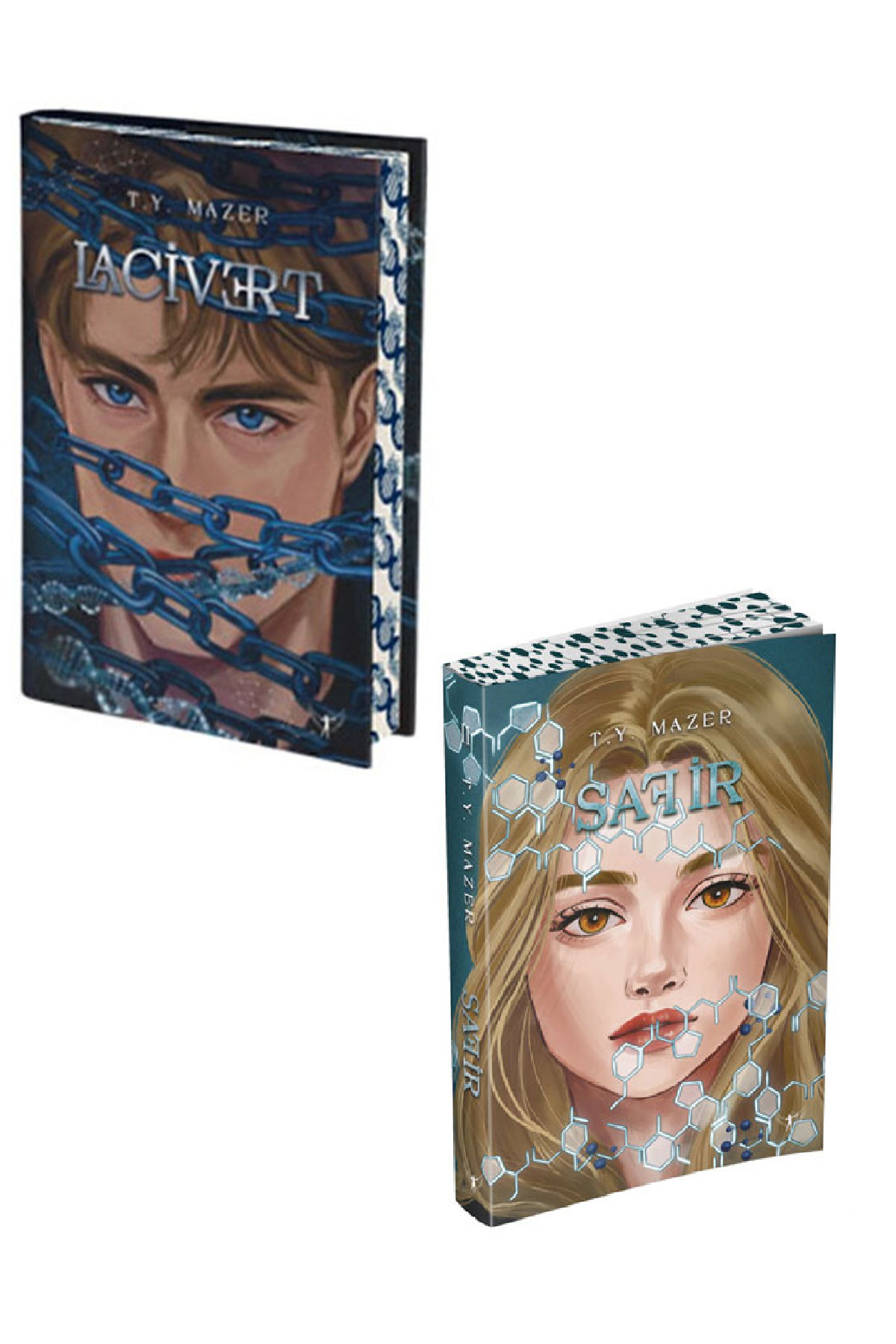 Artemis Yayınları Lacivert + Safir 2 Kitap Set - T. Y. Mazer