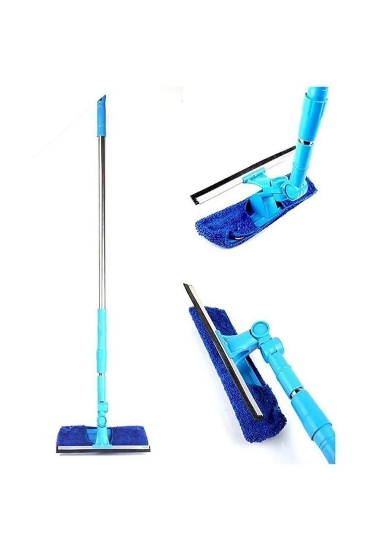 Anadolu Saray-Self-Removing 180 Degree Rotating Telescopic Practical Glass Cleaning Apparatus Extending Glass Cleaning Mop 3