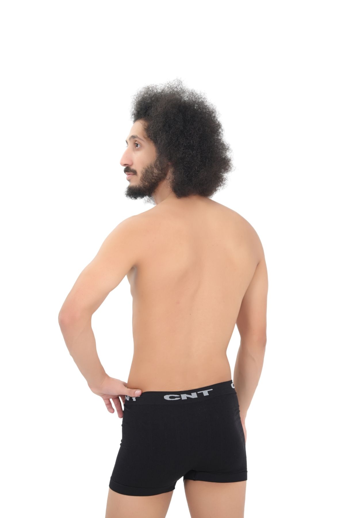 CNT-Ανδρικό σετ μπόξερ 3 τεμαχίων Micro Fiber - Optimistic Waist Elastic 4
