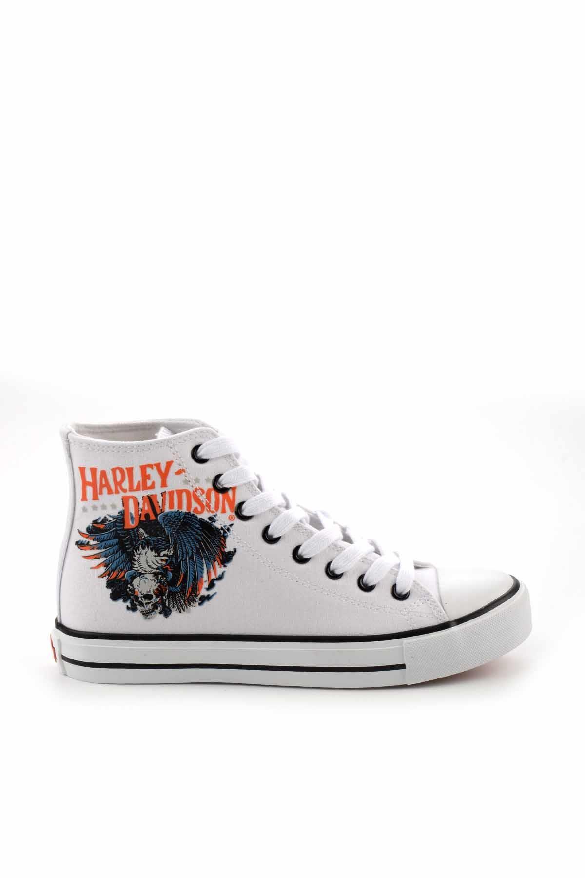 هارلی دیویدسون کفش راحتی زنانه سفید HD0777015104