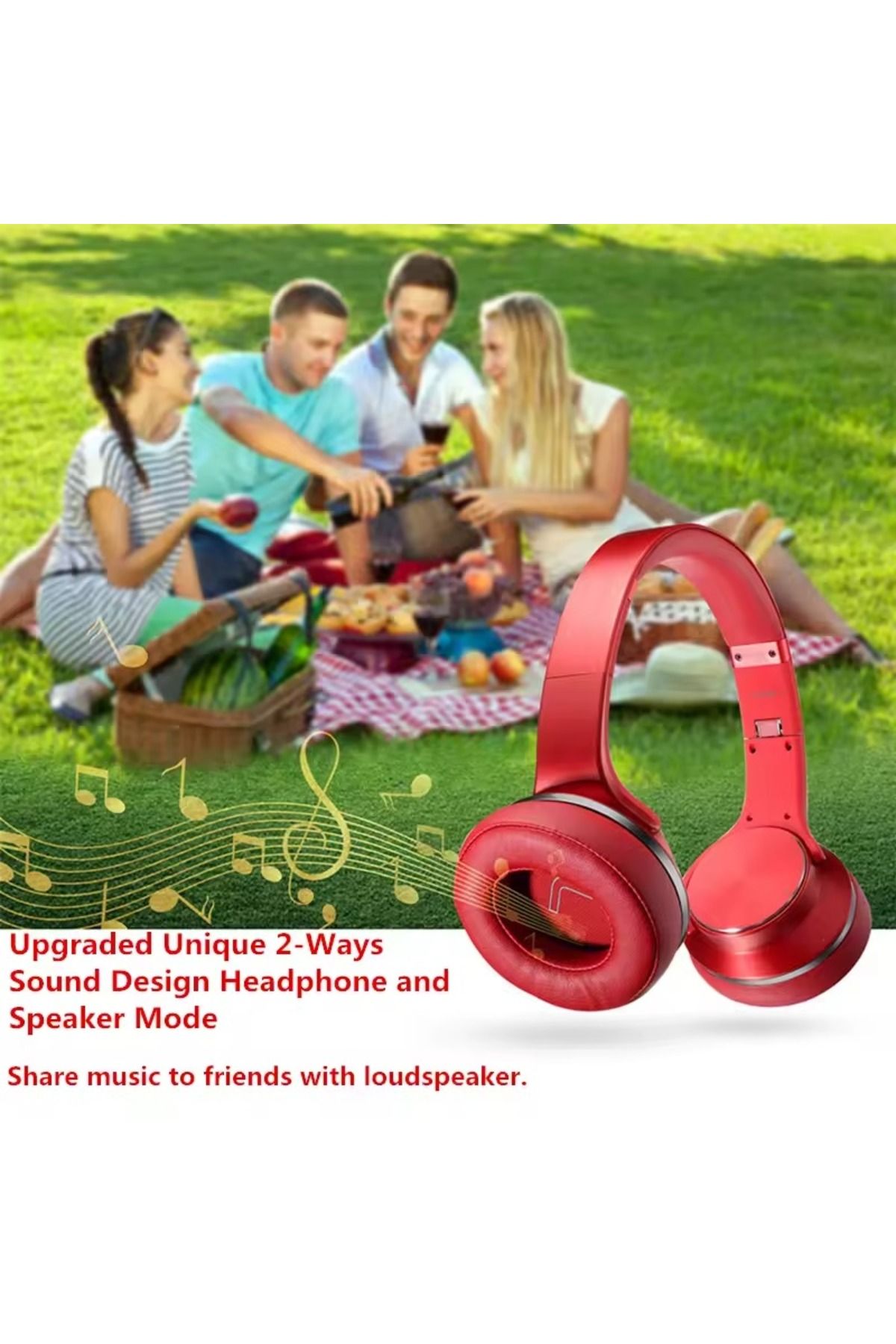 Bastec-Bluetooth Headphones with NFC Support 4