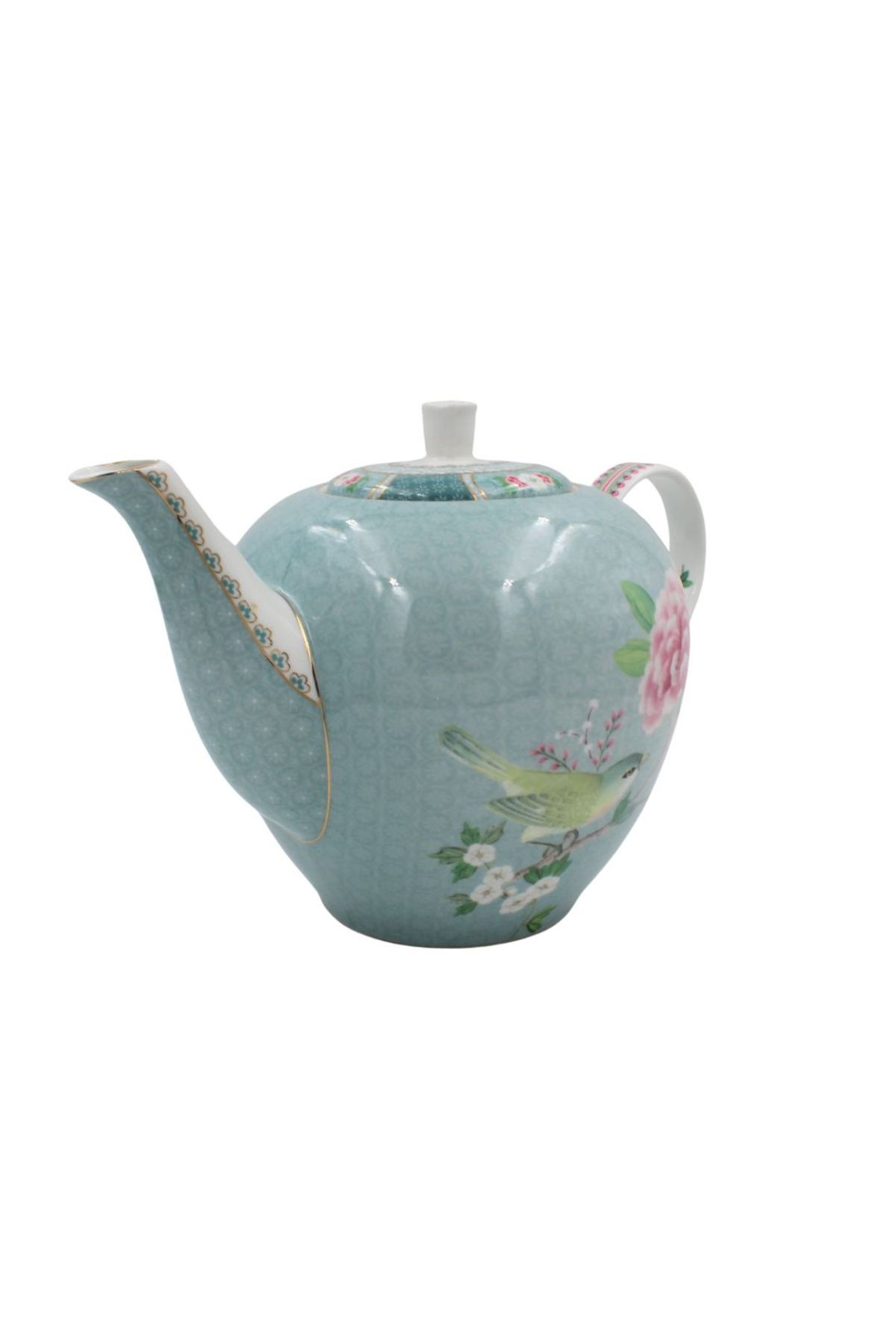 Pip Studio-Porcelain teapot, Pip Studio, Bleu, 1.6l, Blushing Birds collection 2