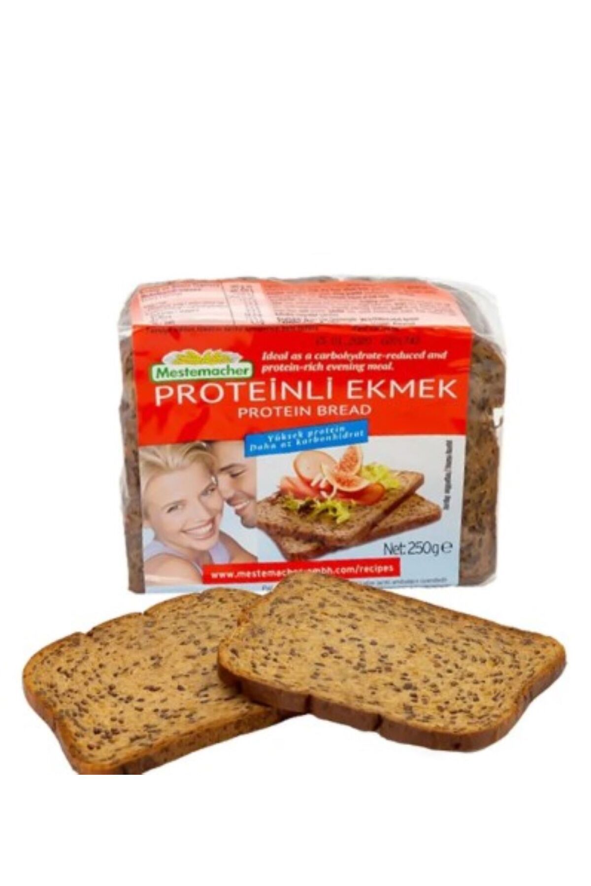 Mestemacher Protein Ekmeği 250 gr x 3 Adet