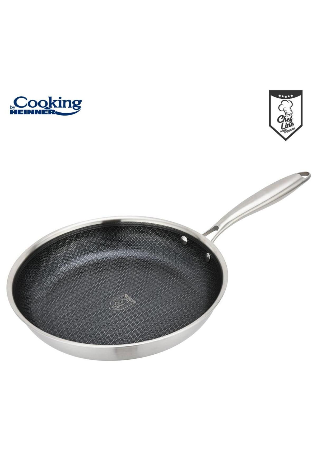 Cooking by Heinner ТИГАН ОТ НЕРЪЖДАЕМА СТОМАНА НА 3 СЛОЙА 28X5.5 СМ, ТИТАНИЙ3