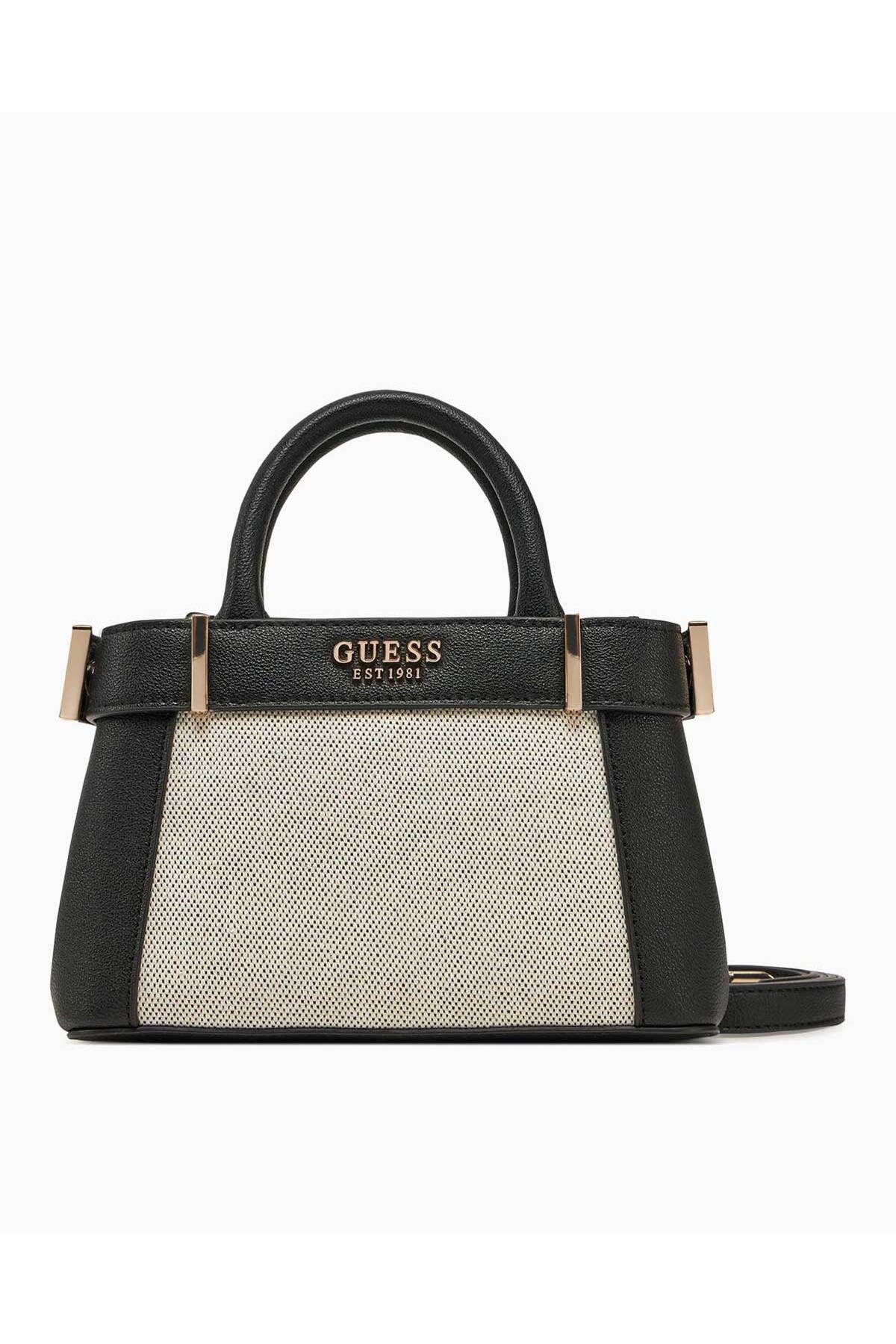 GUESS Anadela Mini Borsa A Tracolla Donna – In Poliuretano Con Finiture Oro, 3 Scomparti, Tracolla Regolabile, 8,25x2,75x5,25 Cm - 3