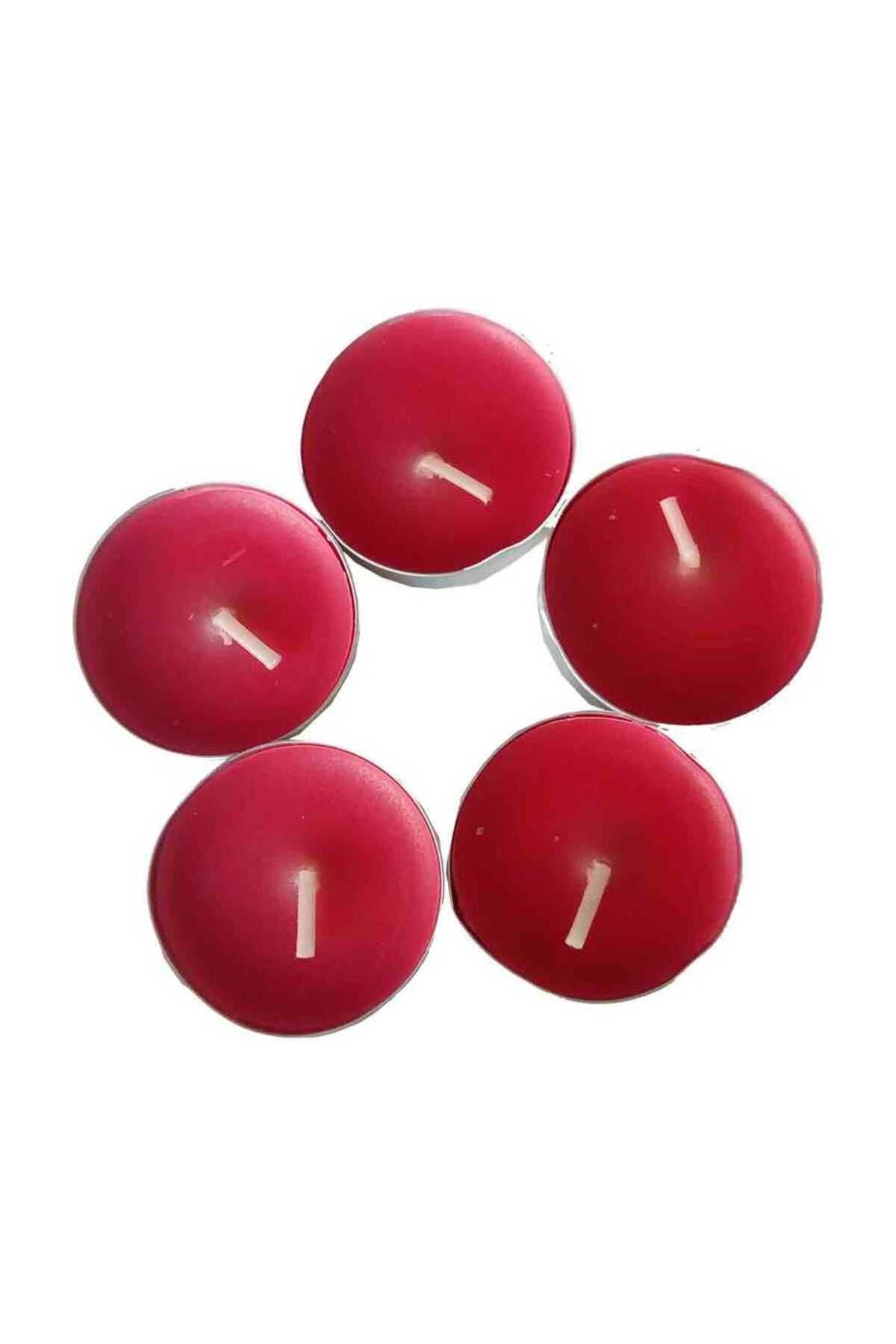 feifei Tea Lights Kırmızı Mum 5 Li 1 Paket