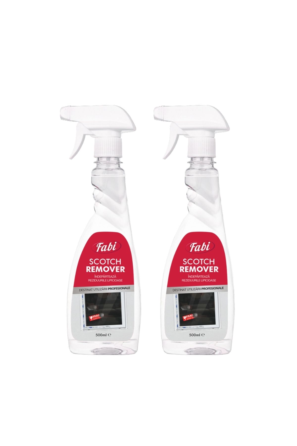 FABI Pachet 2 X Scotch Remover, Fabi, 2 X 500 Ml, Cu Pulverizator - Mărime unică