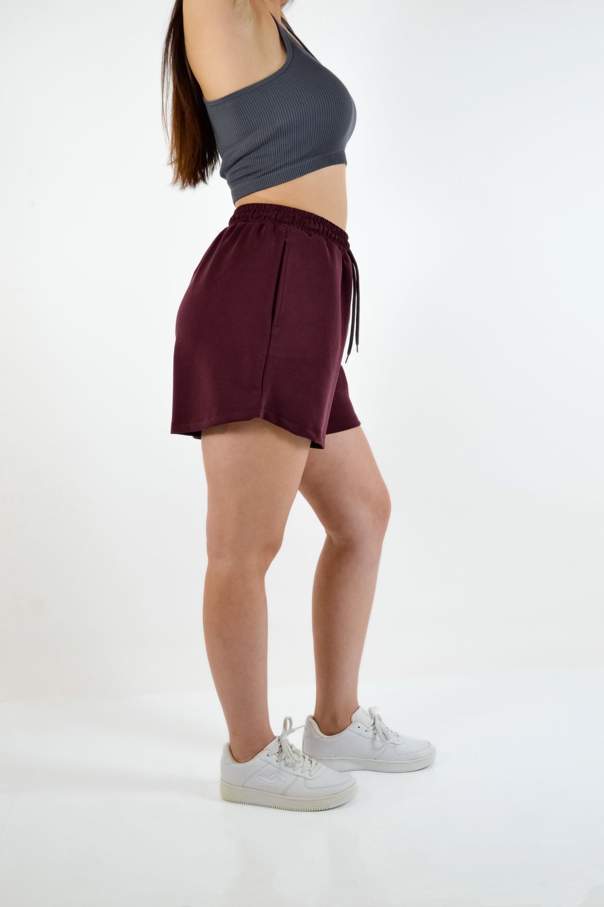 BUSEM-Short Shorts with Elastic Waist 4