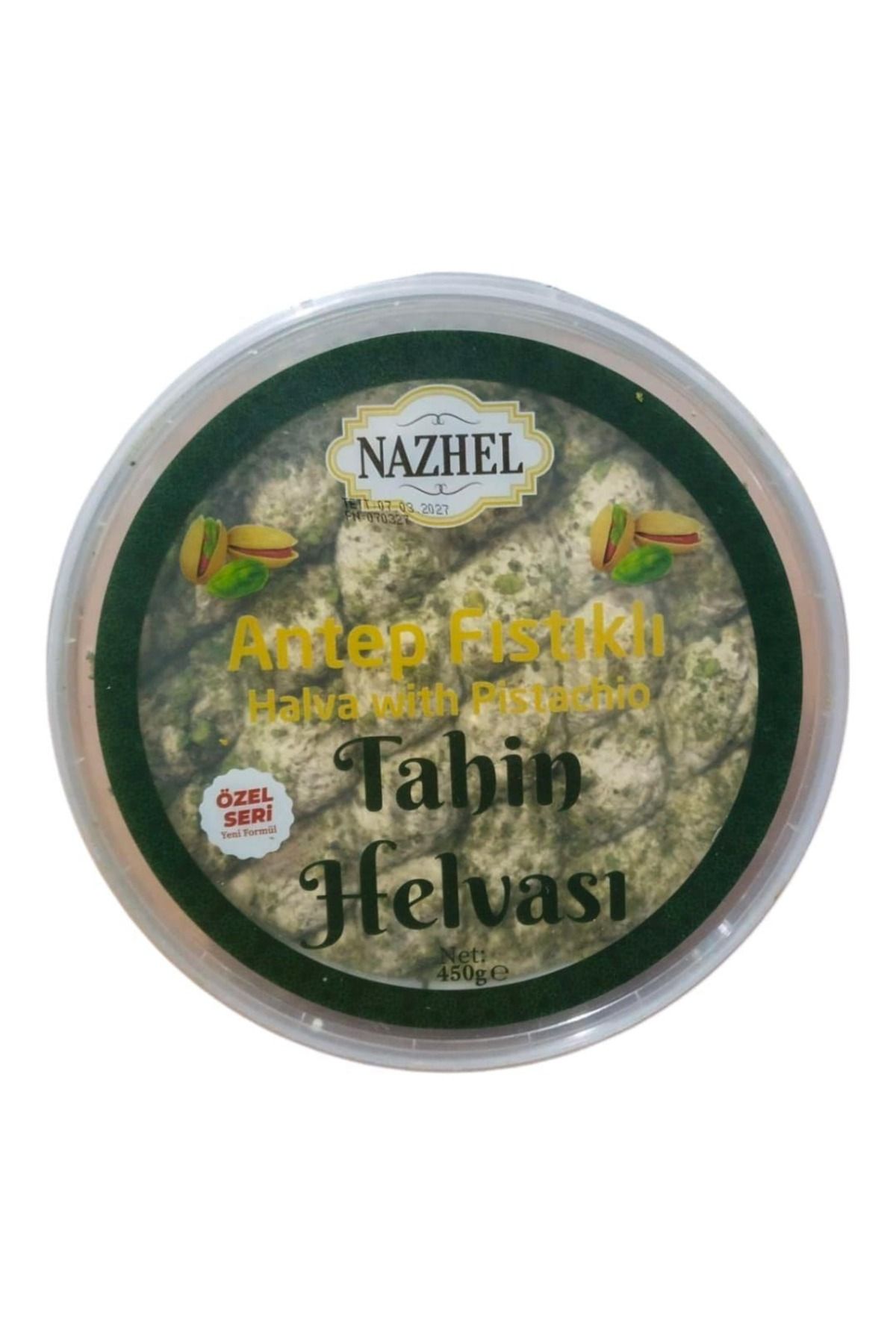 NAZHEL Antep Fıstıklı Tahin Helvası 450 gr.