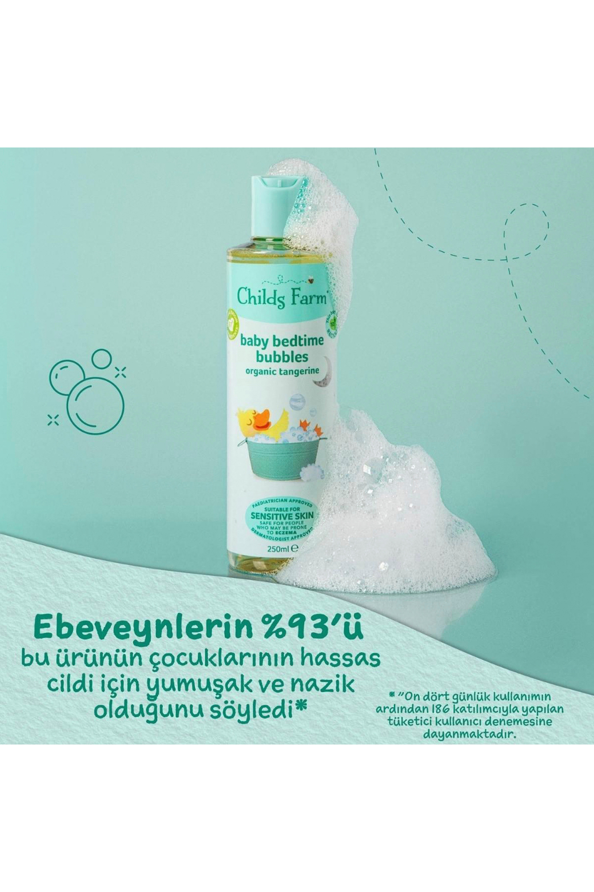 Childs Farm Parfüm İçermeyen 2'li Bebek Şampuanı Ve Banyo Köpüğü 250ml fotoğrafı 5 (önizleme)