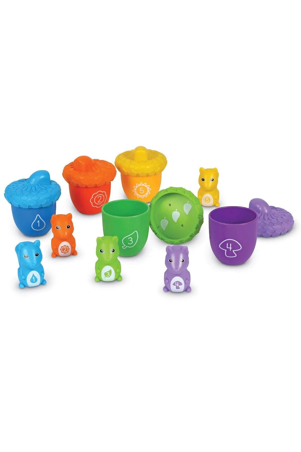 Learning Resources-Sorting and counting game - Happy Squirrels 4