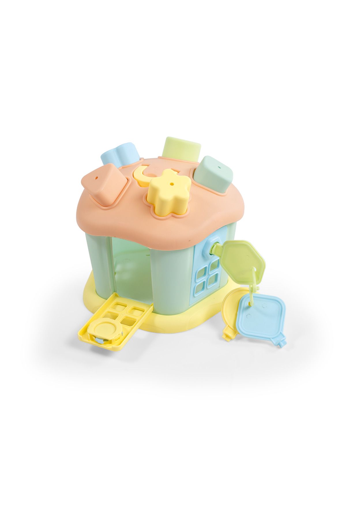 Dolu Joc Sortare - Casuta Vesela Cu Chei - Pastel - One Size