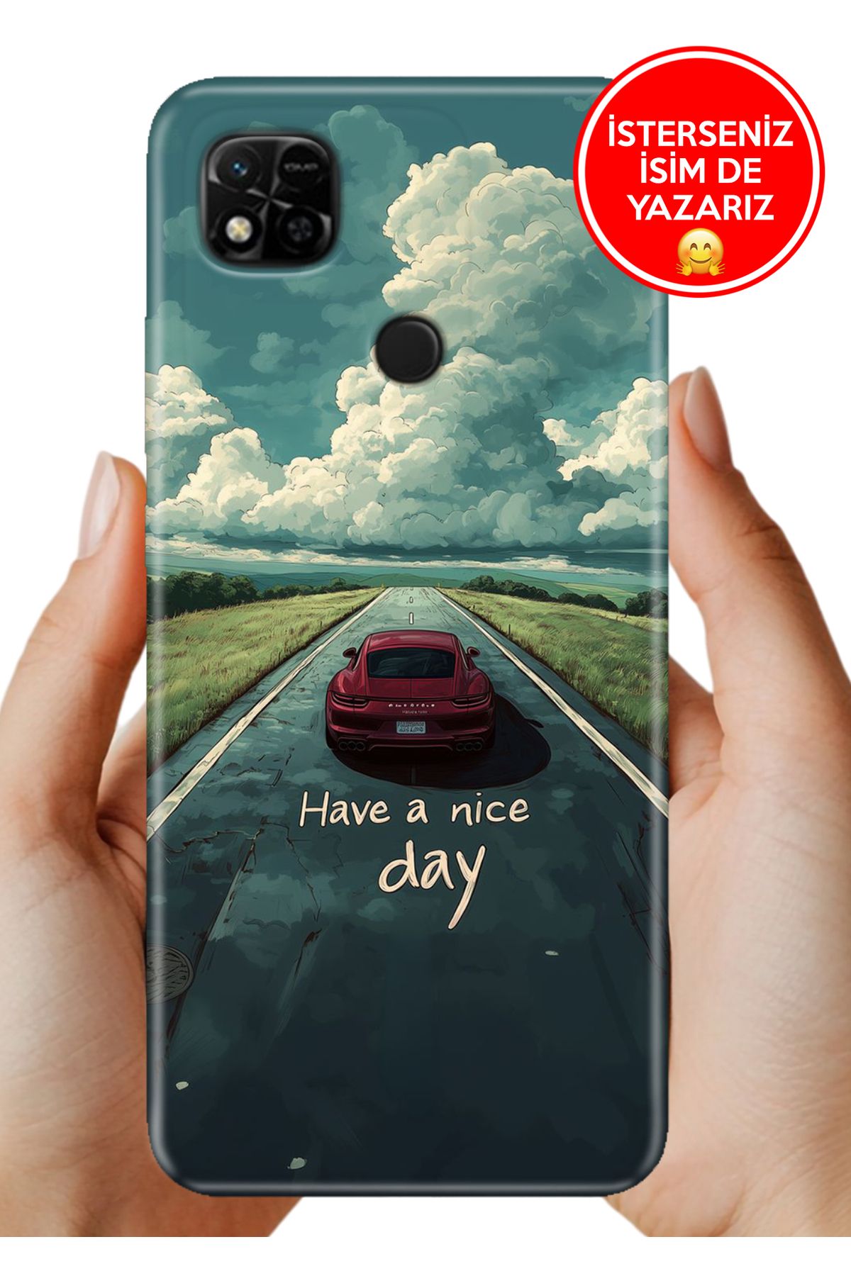 Cekuonline Xiaomi Redmi 10A Kılıf Baskılı Life Style Kapak Silikon Nice Day