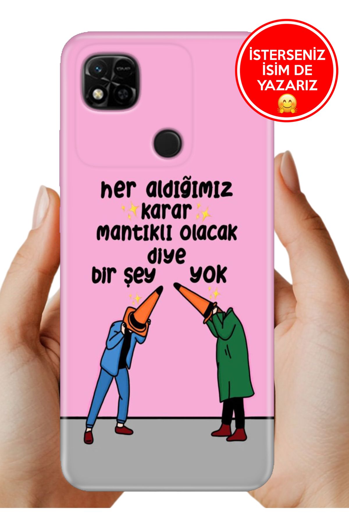 Cekuonline Xiaomi Redmi 10A Kılıf Baskılı Life Style Kapak Silikon Mantıklı Karar