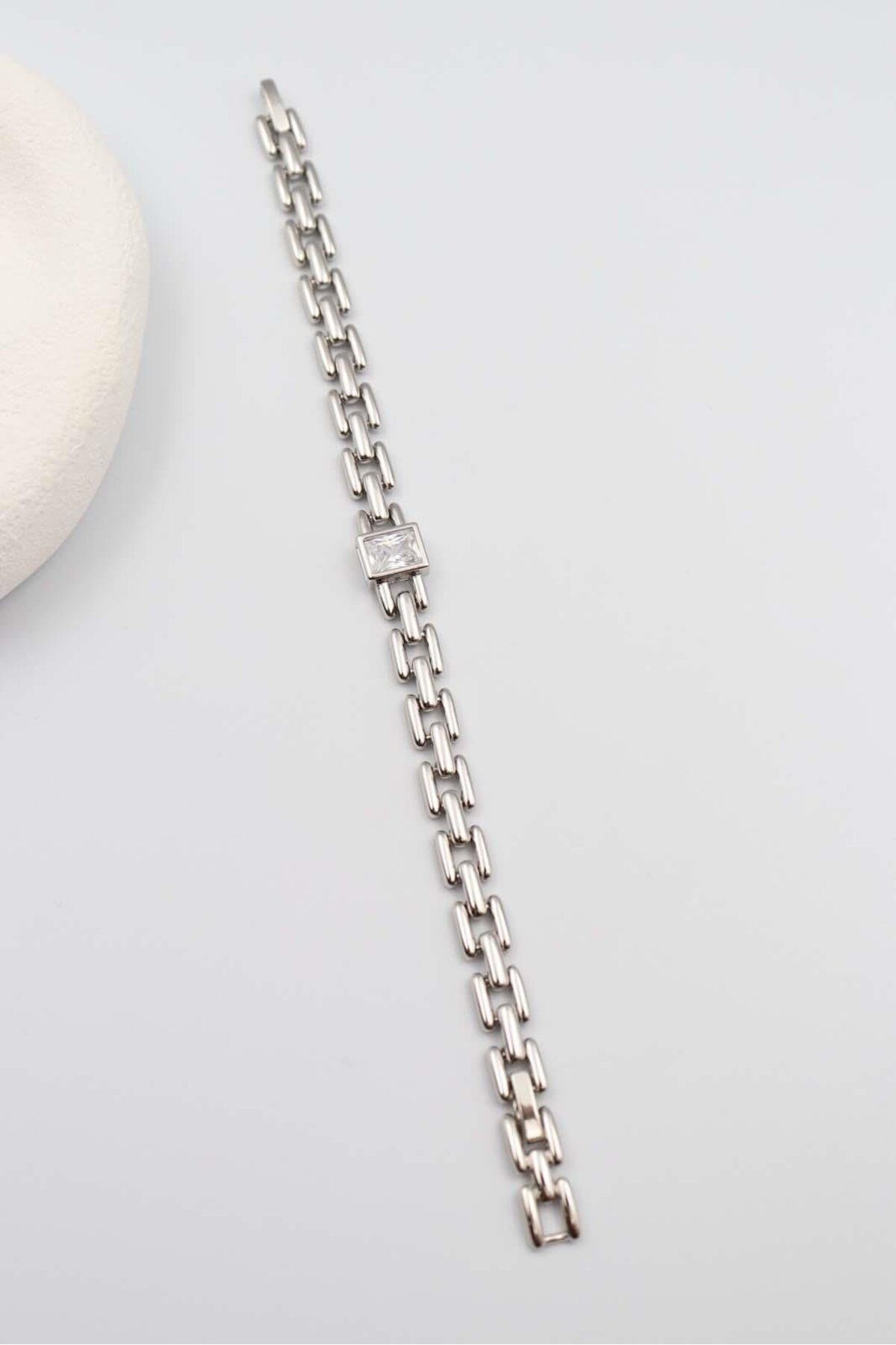 BY CANSU ACCESSORİES Leonzio Silver Bileklik