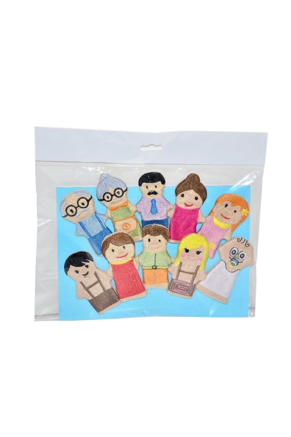 Shop58 HediyeCantam AND-5087 T İnsanlar Parmak Kukla Seti 10'lu