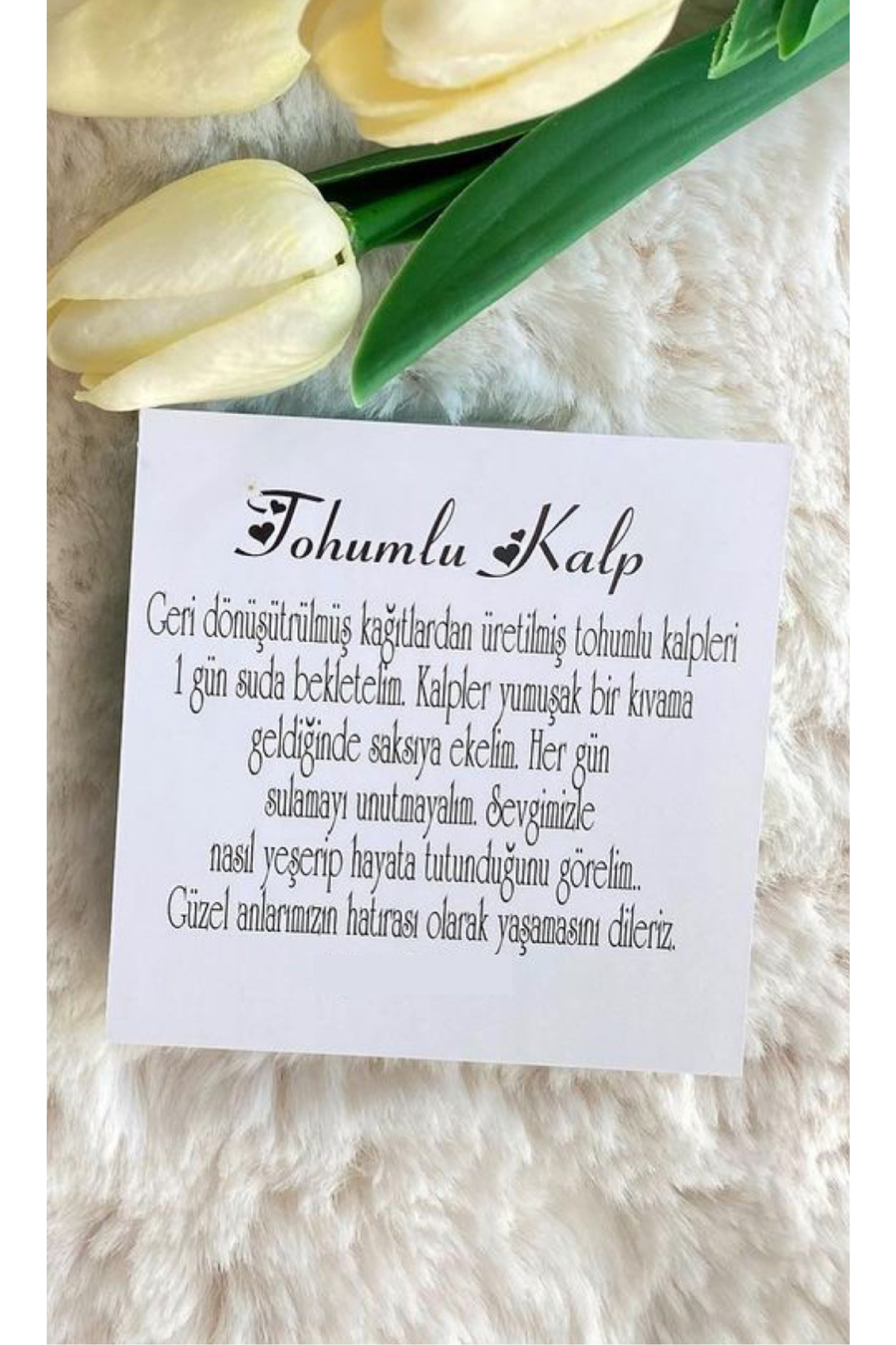 gizemli tohumlar Tohumlu Kart 50 Adet Doğum Günü ,baby Shower,hediyelik fotoğrafı 2 (önizleme)
