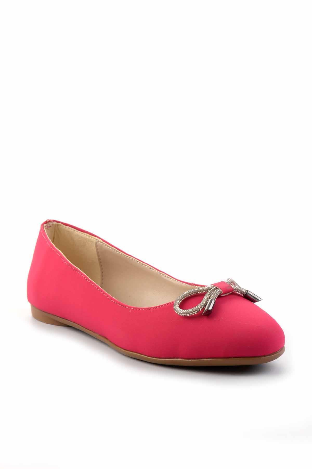Bambi-Fuchsia Lame Damen Ballerina Ballerina K01823016301 3