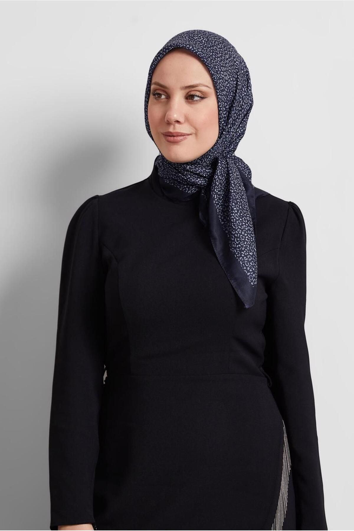 Alvina-Alvi̇na Patterned Scarf 8526 1