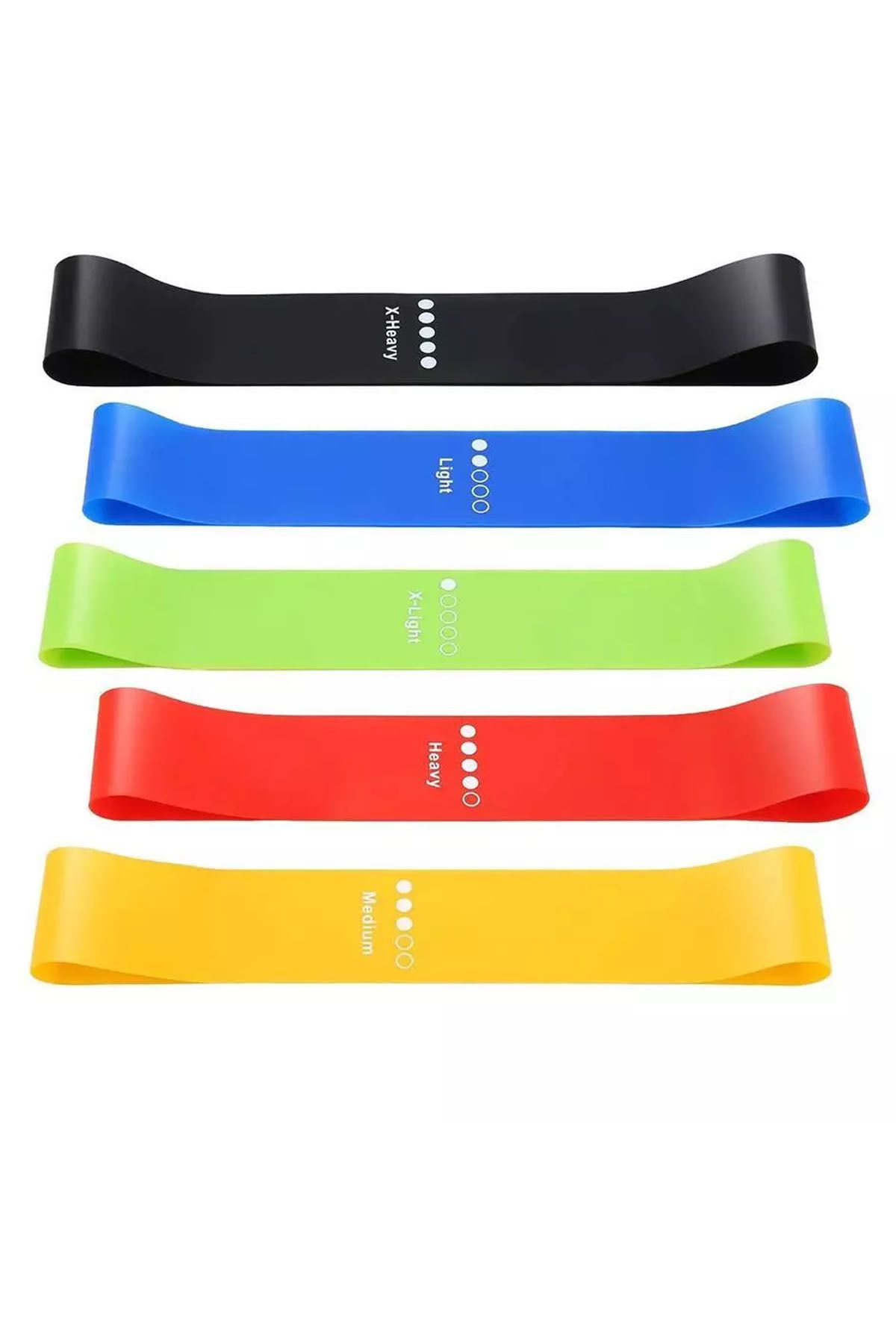 Jet-5 Different Levels Squat Band Set Resistance Rubber for Pilates and Aerobic Exercise 1