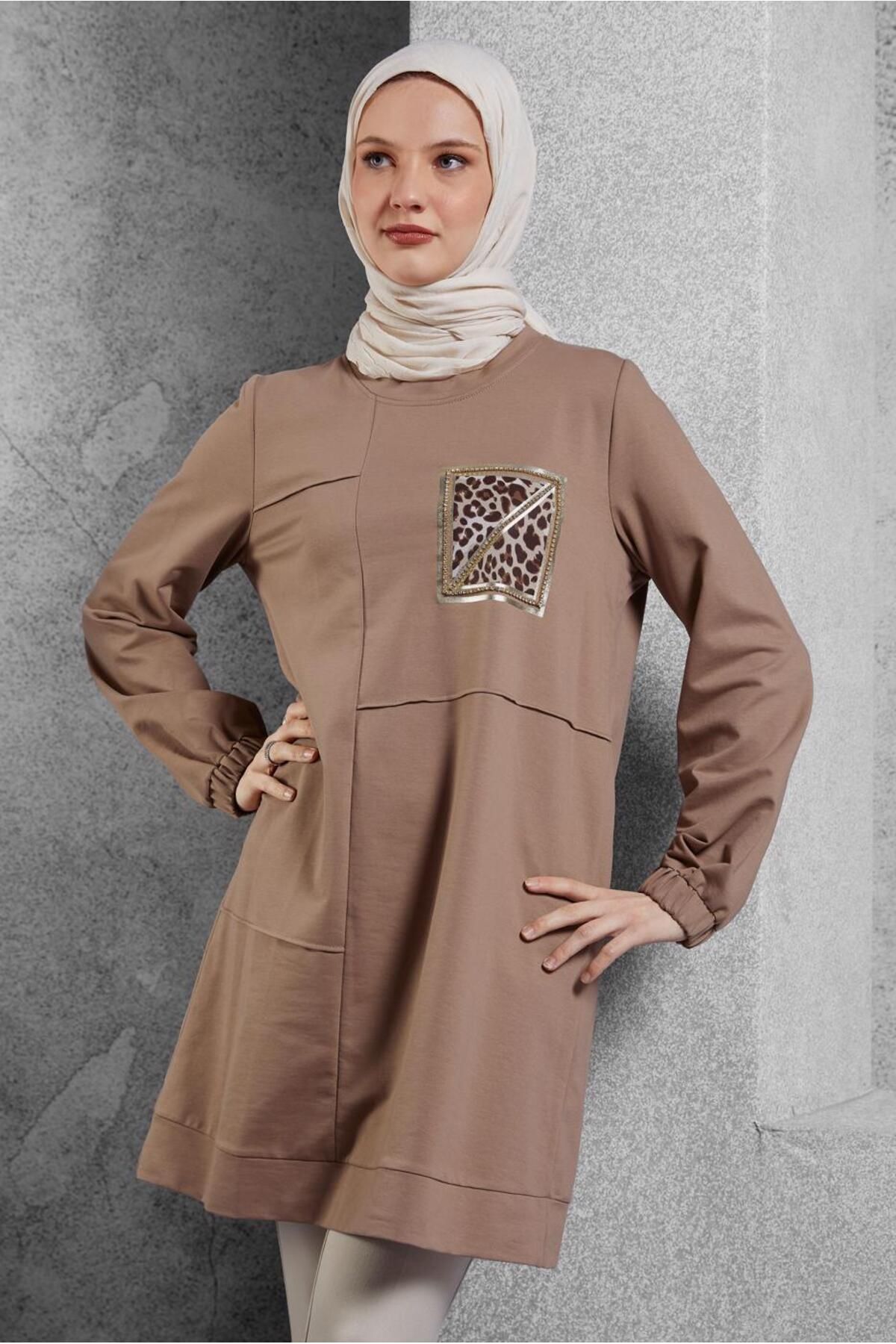 تونیک لباس ورزشی چاپی 45112 Alvina