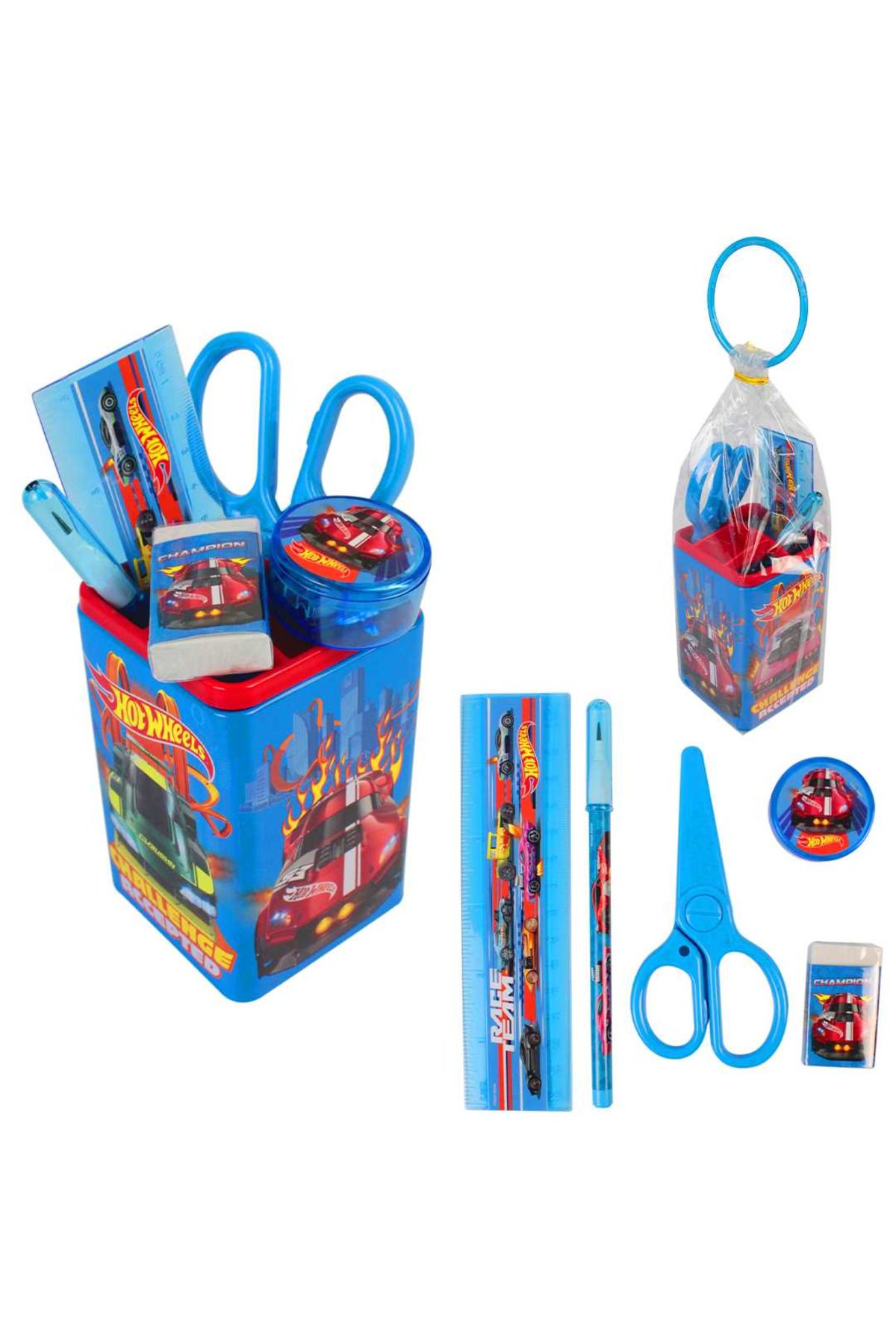 ست نوشت افزار دسک تاپ تنظیم لوازم التحریر HOT WHEELS
