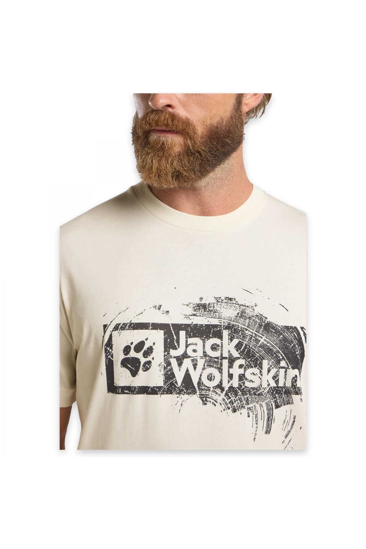 Jack Wolfskin-A64116Tr Brand t m White Men's T-Shirt 4