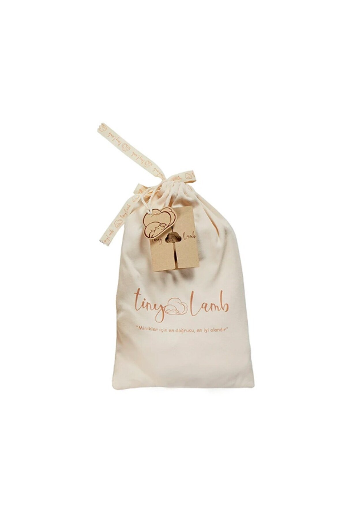 tinylamb Friends Bebek Uyku Tulumu %100 Pamuk | Krem Renk Bebek Uyku Tulumu fotoğrafı 3 (önizleme)