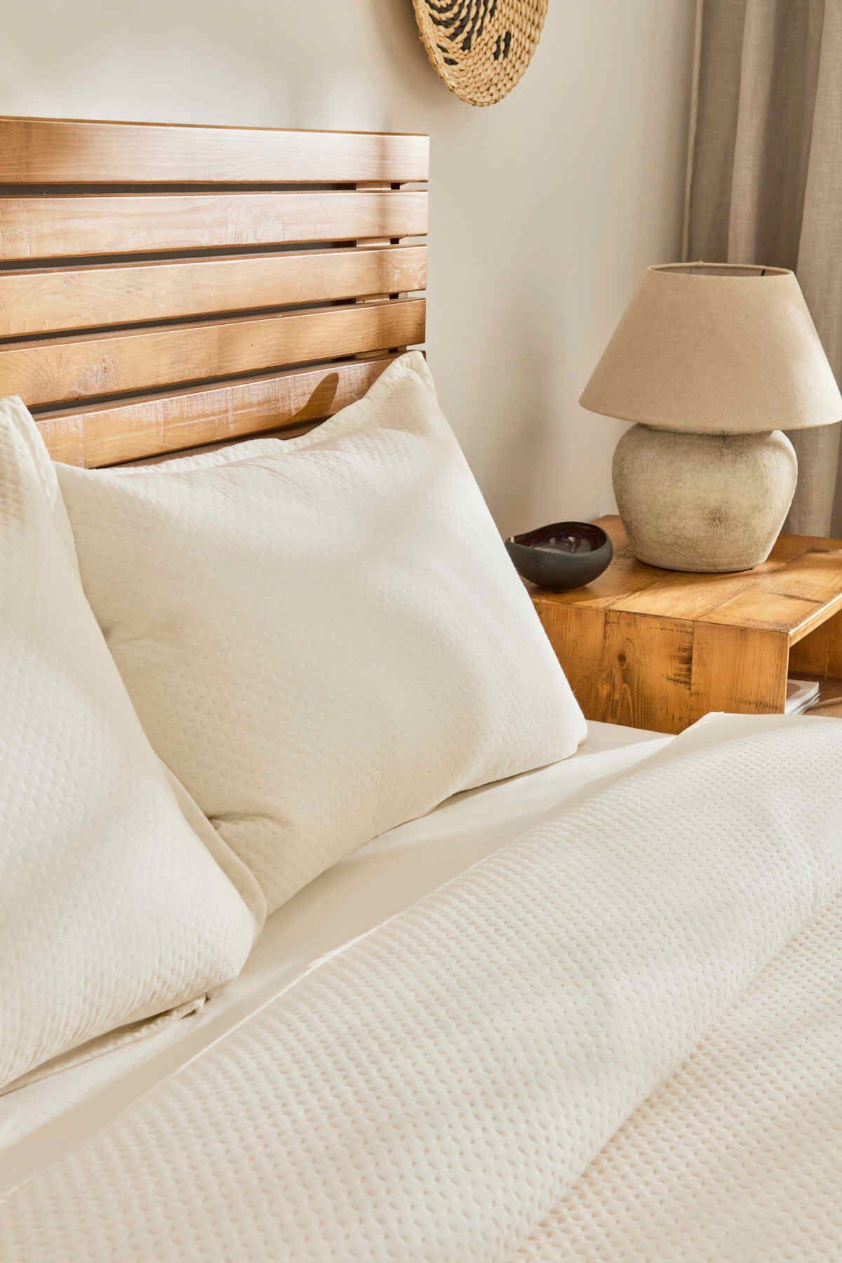 Kaşmir Home-Single Bedspread Set Cream 6