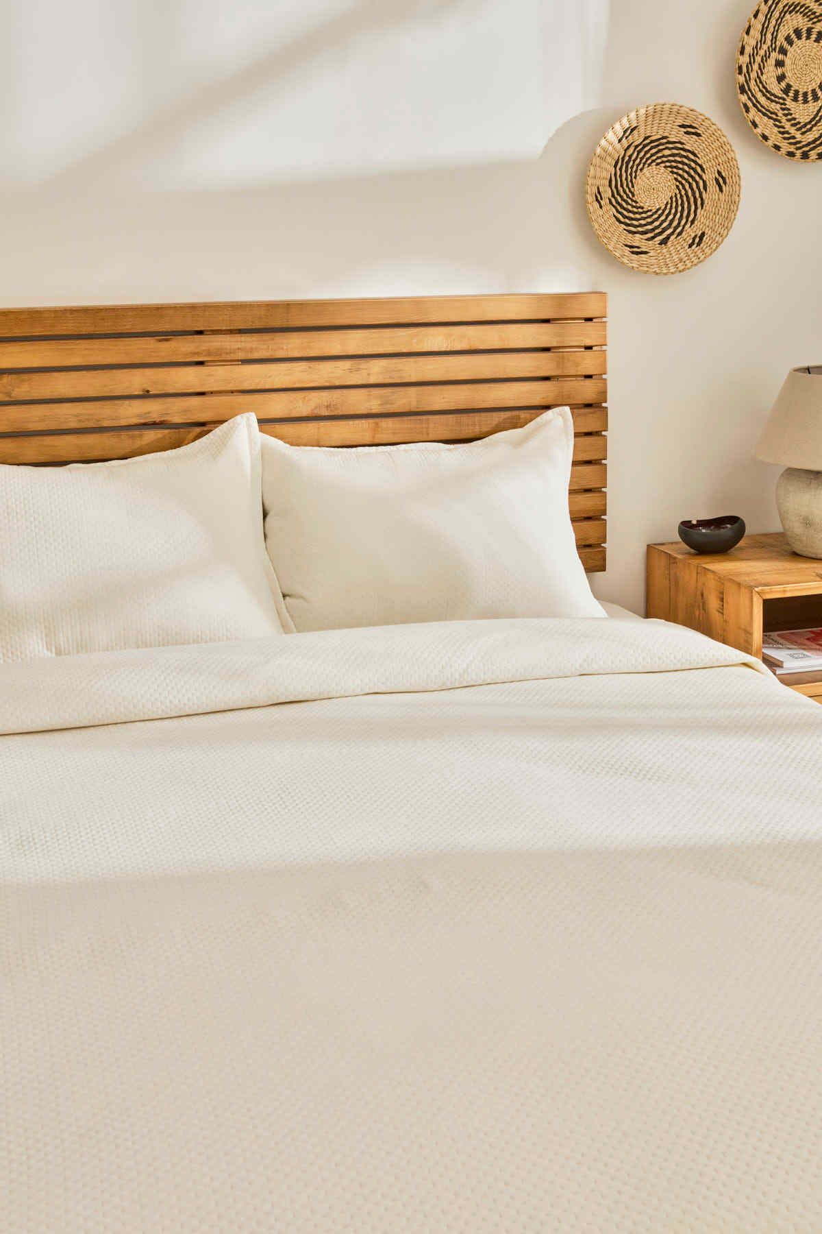 Kaşmir Home-Single Bedspread Set Cream 5