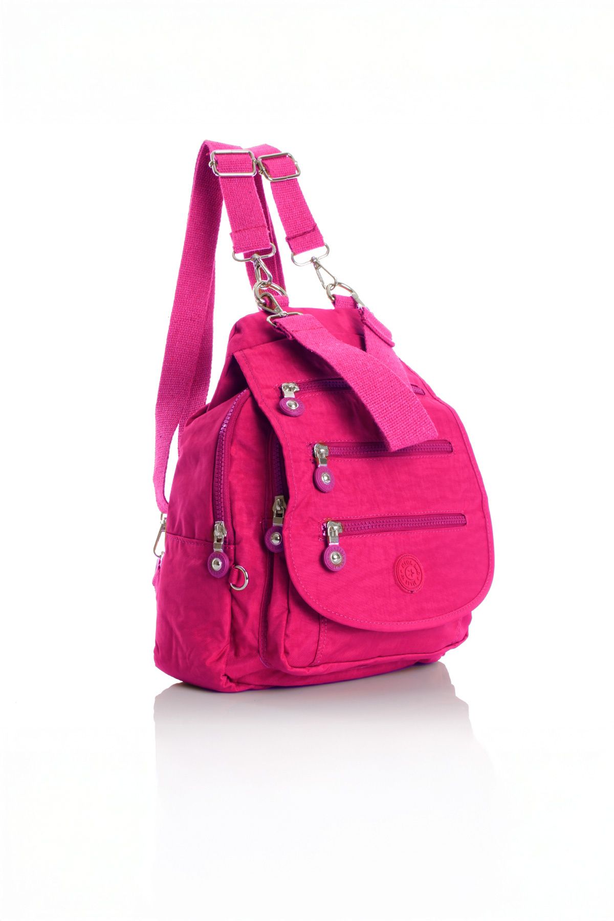 Getcho-Paren Crinkle Backpack and Shoulder Bag 2