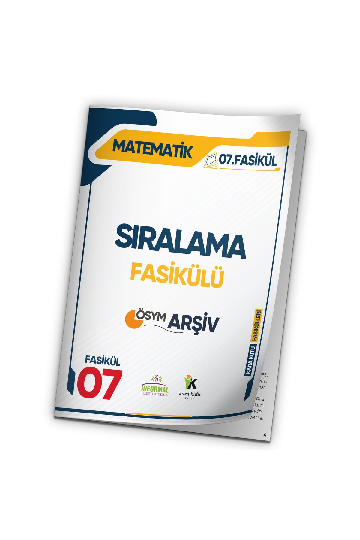 Karakutu Yayınları 2025 KPSS Matematik Kara Kutu Sıralama 7.Fasikülü ÖSYM Çıkmış Soru Bankası Modüler Set Çözümlü