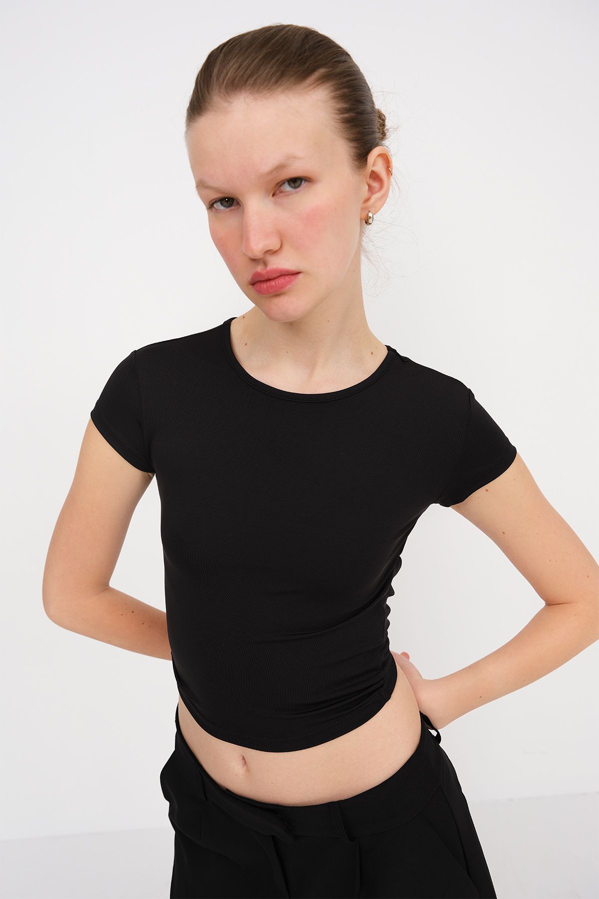 Addax-Tricou cu spate decoltat P0256-X4 4