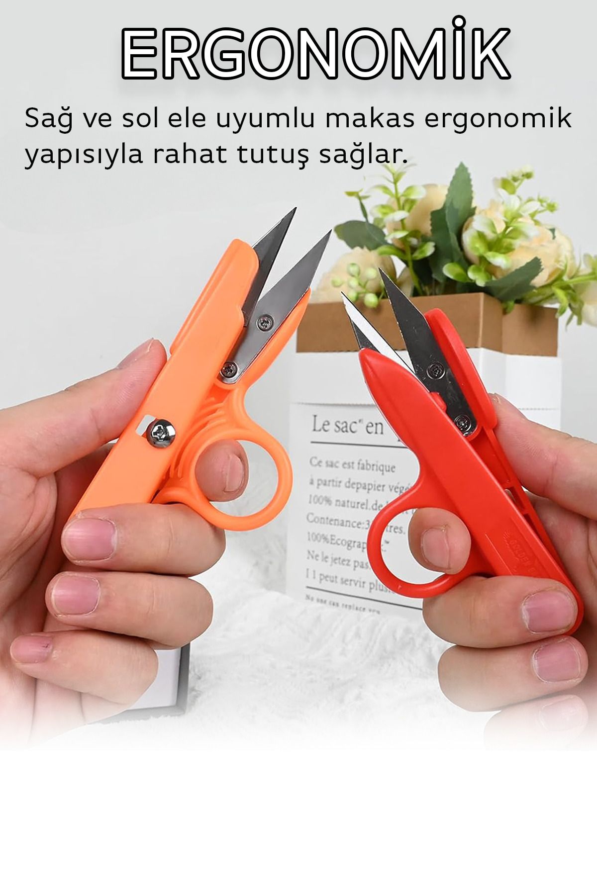 Factorial-Thread Scissors 1Pc Sharp Tip Paper Board Fabric Fishing Line String Cutter Multifunctional Fishing Scissors 5