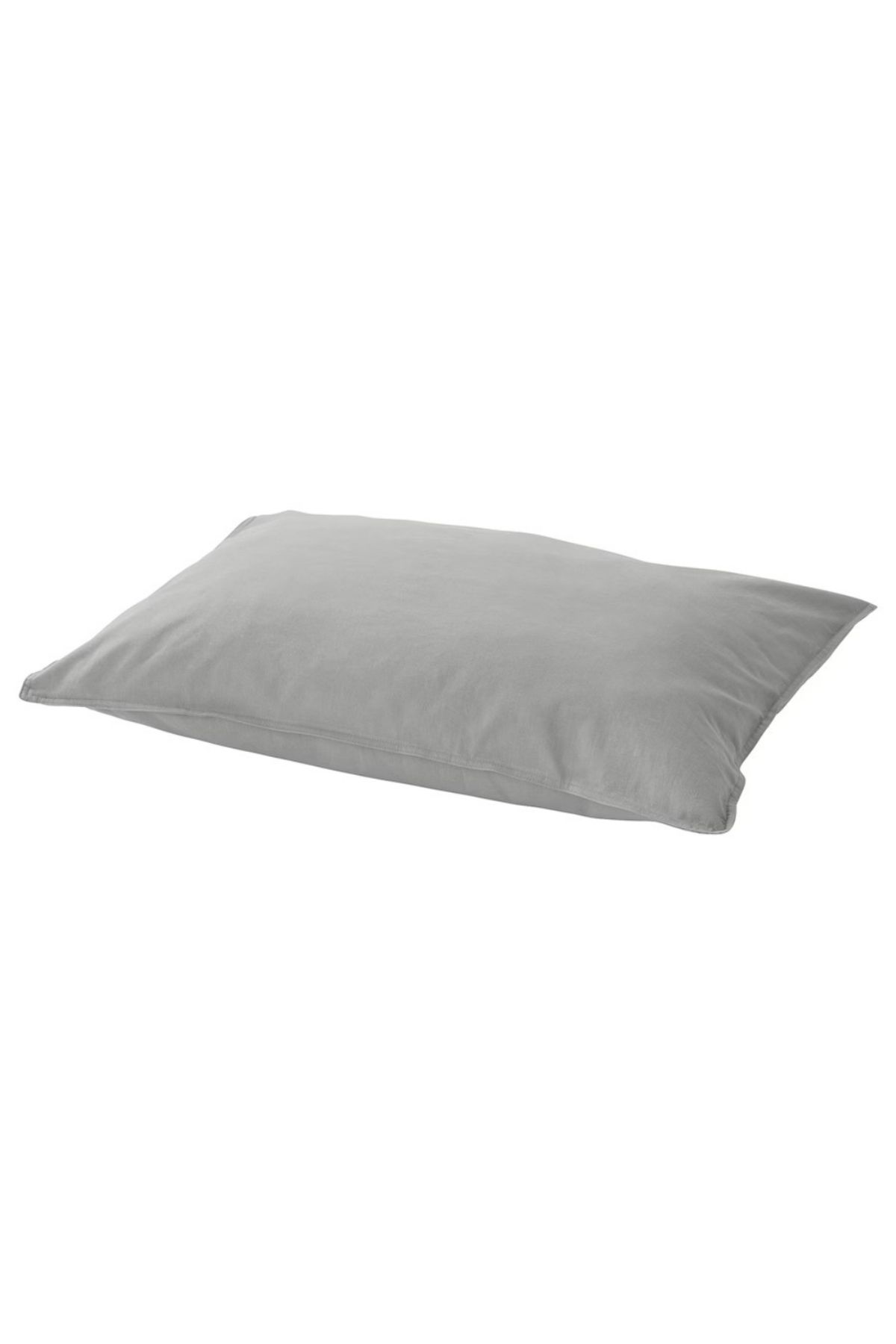 IKEA-ÄNGSLILJA Grey Pillowcase – Soft Cotton, Breathable & Durable (50x80 cm) 1