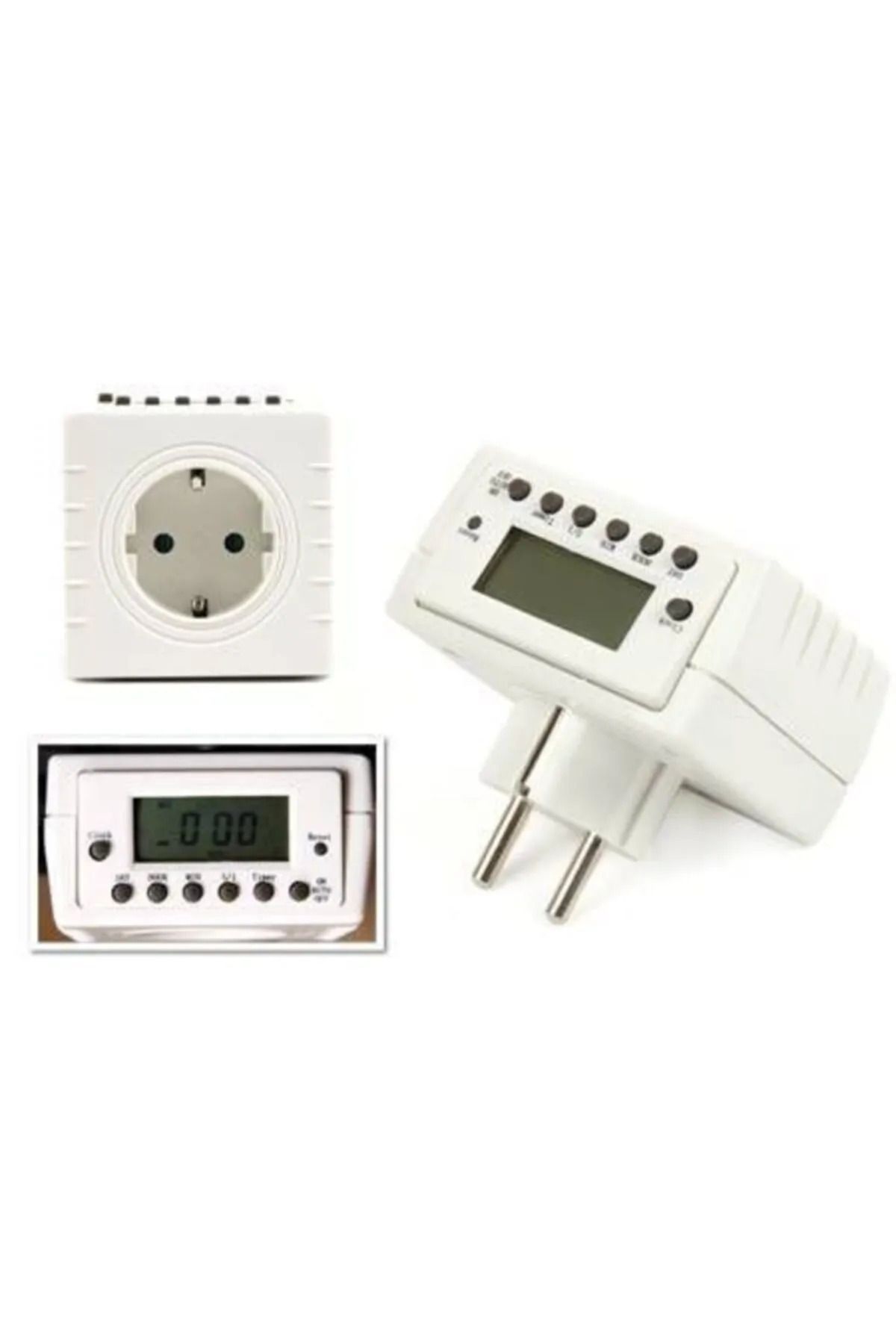 Cata-Ct-9182 Timed Socket Digital Time Clock Timer 3680W 4