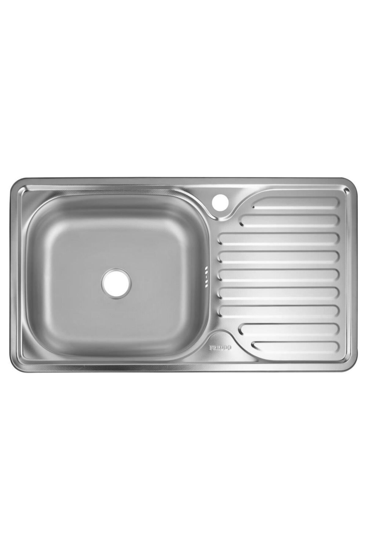 Freddo Chiuveta Pentru Bucatarie Freddo Sn8002s, Cuva Stanga, Finisaj Anticalcar, 76 X 42 Cm, Inox - One Size