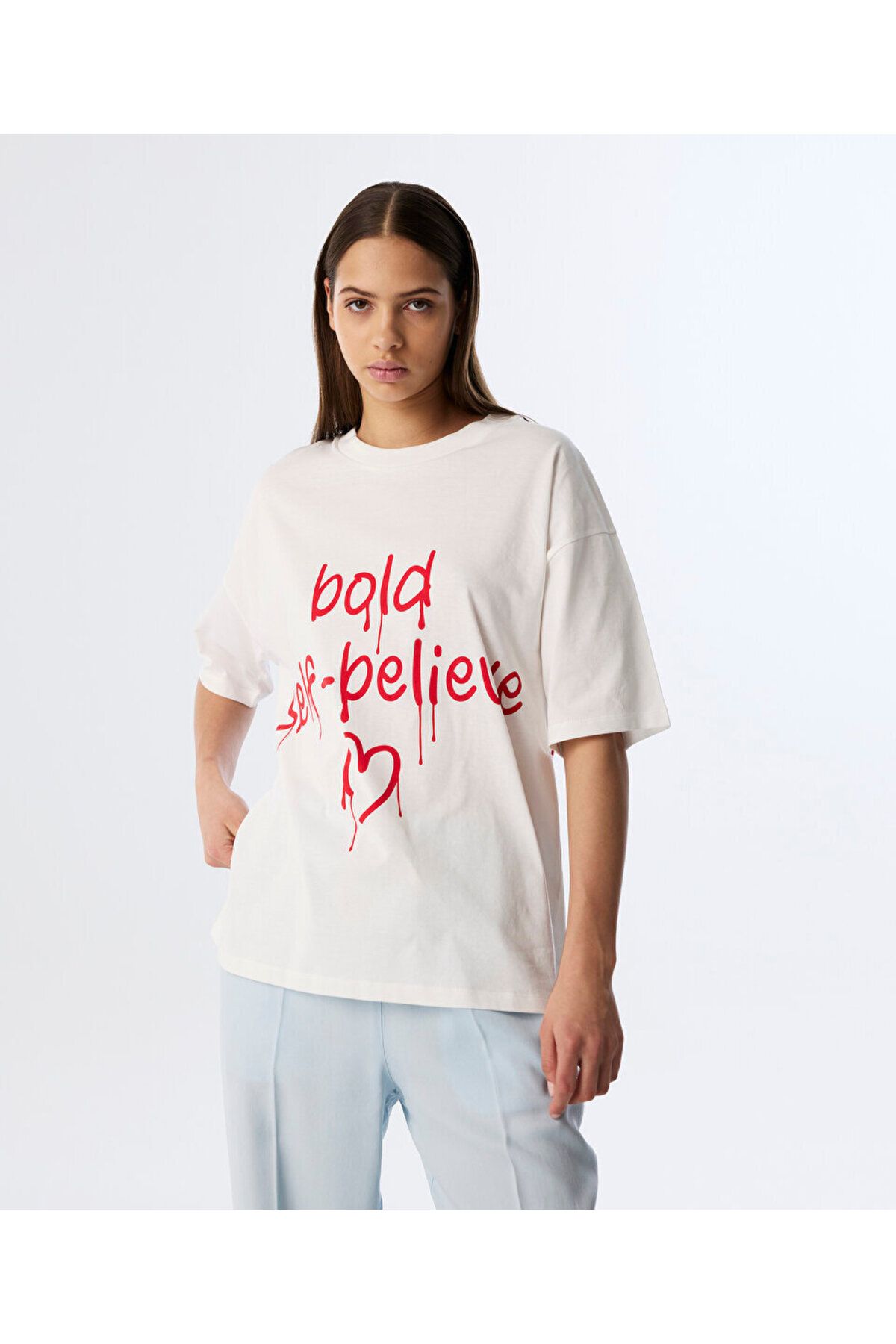 Twist SLOGAN BASKILI OVERSIZE T-SHIRT