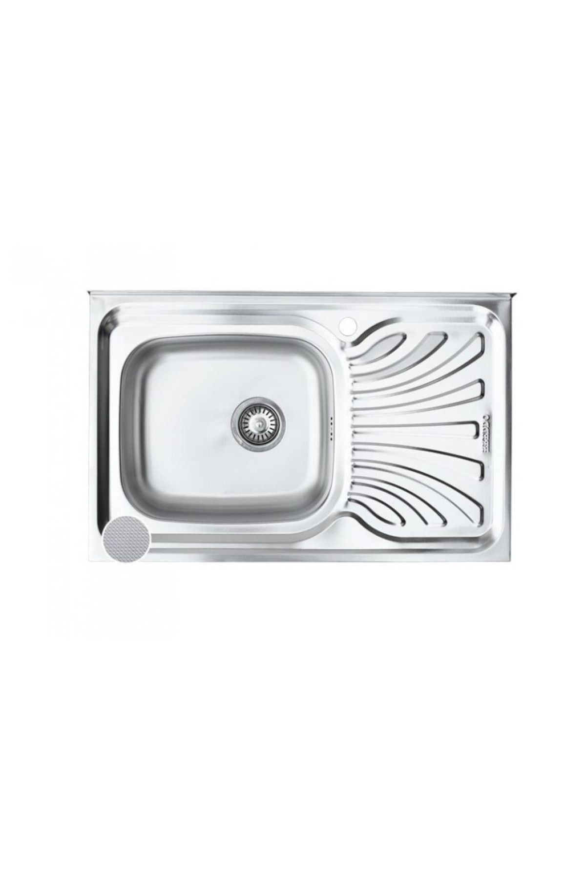 Freddo Chiuveta Freddo Sn9001s, Pentru Masca, Cuva Stanga, Anticalcar, 80x50cm, Inox - Mărime unică