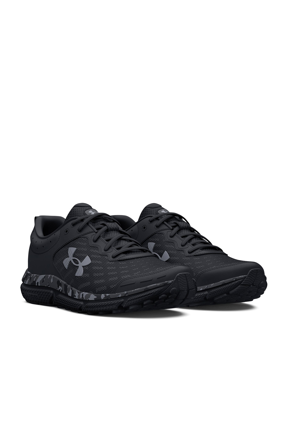 Under Armour-Charged Assert 10 Camo Men's Black Running Shoes 4