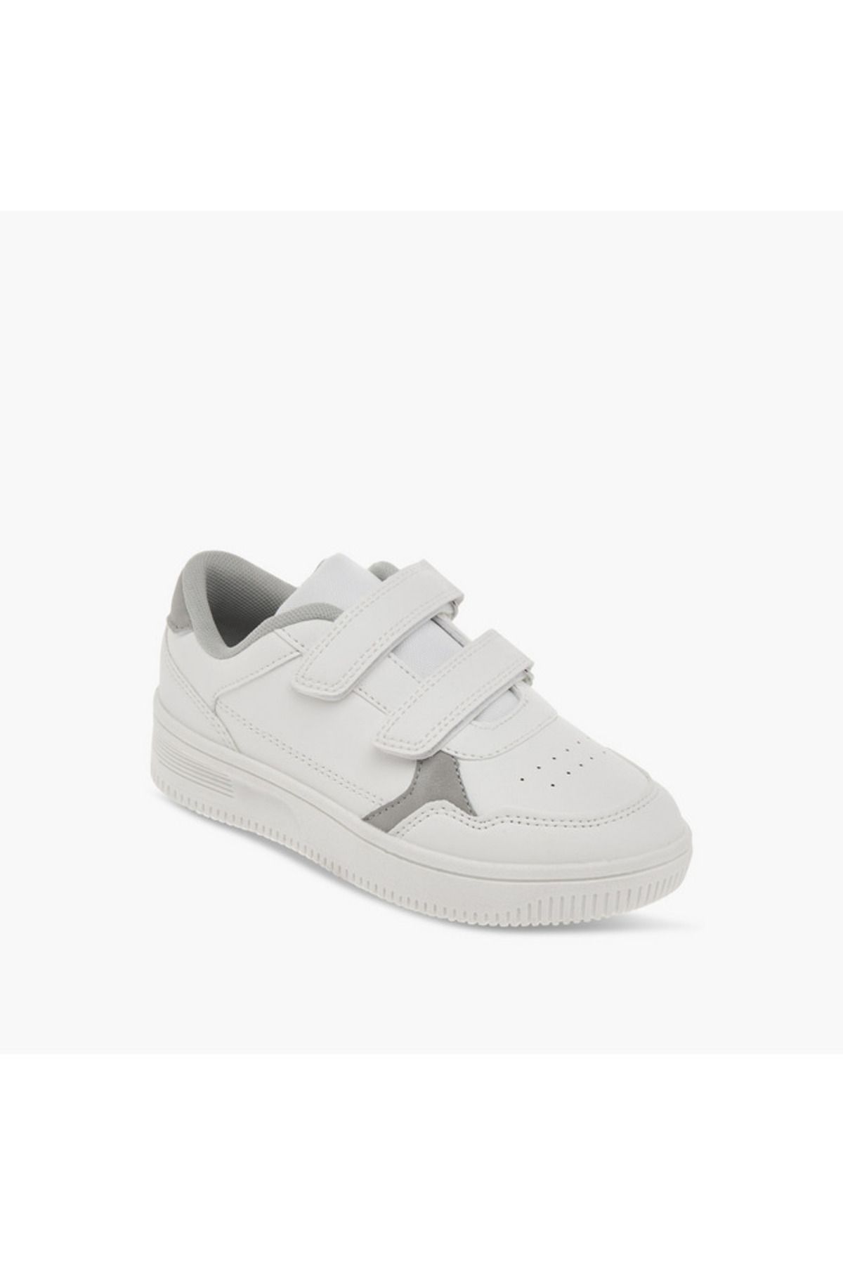 LBL by Shoexpress-Panelled Sneakers with Hook and Loop Closure 2