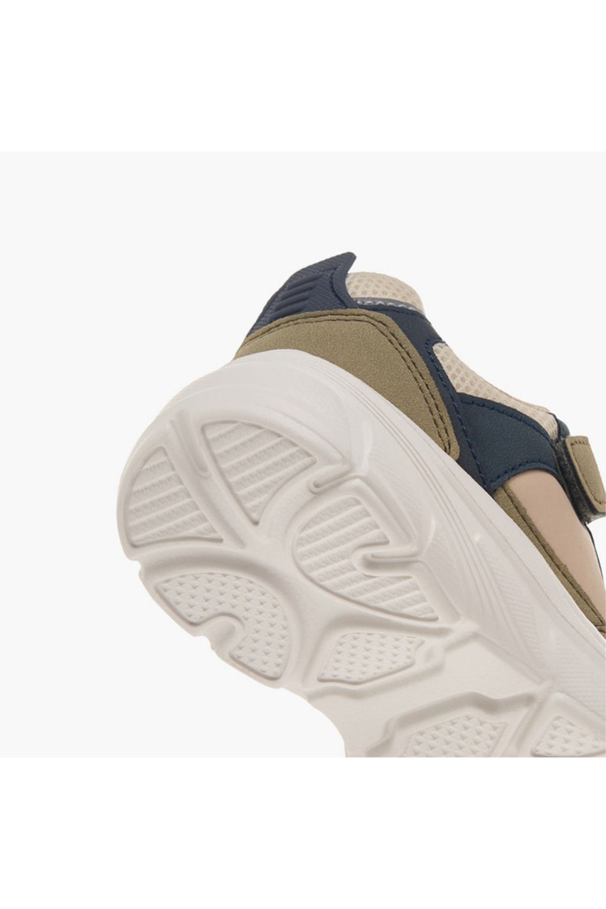 LBL by Shoexpress-Panelled Sneakers with Hook and Loop Closure 5