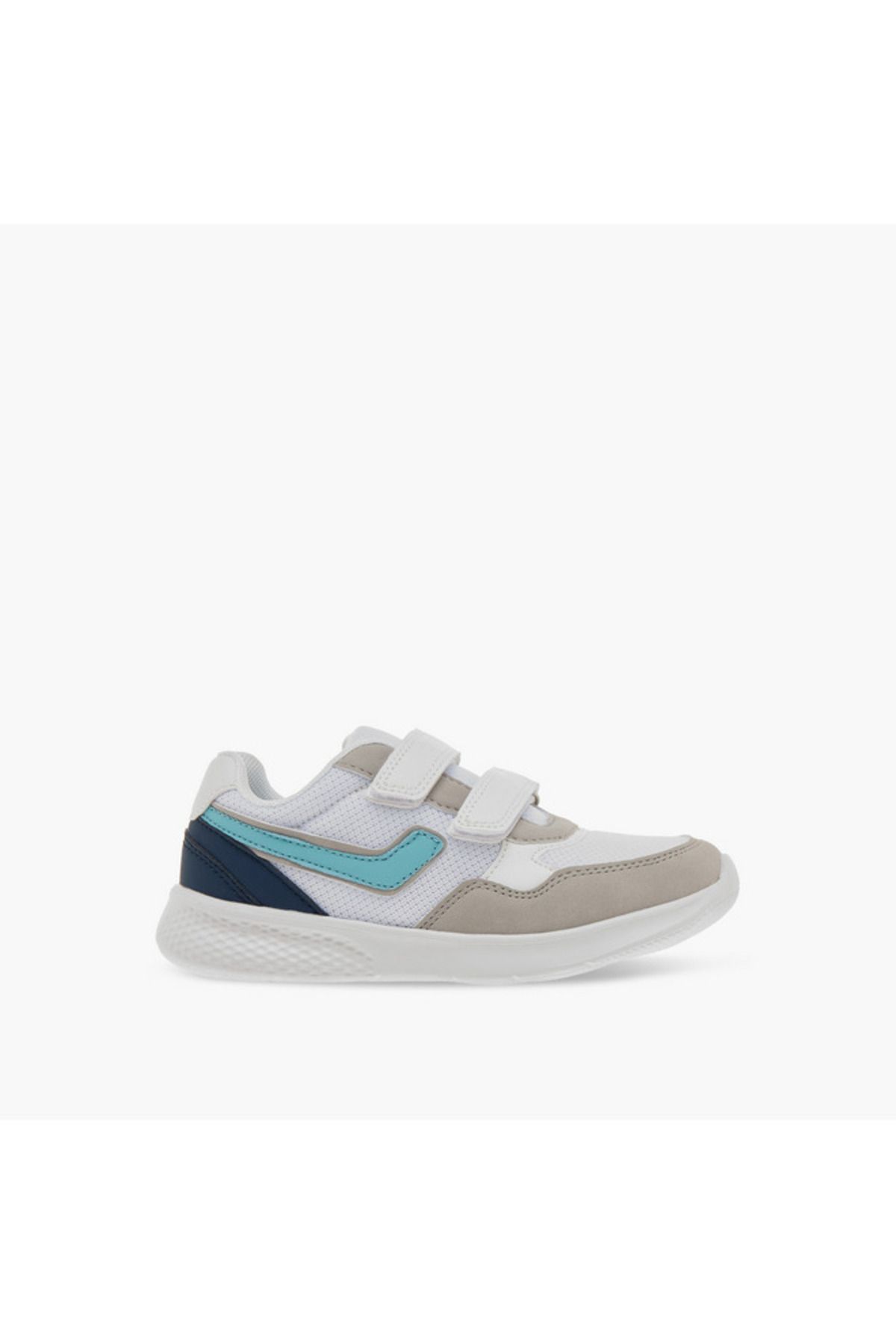 LBL by Shoexpress-Colourblock Sneakers with Hook and Loop Closure 3